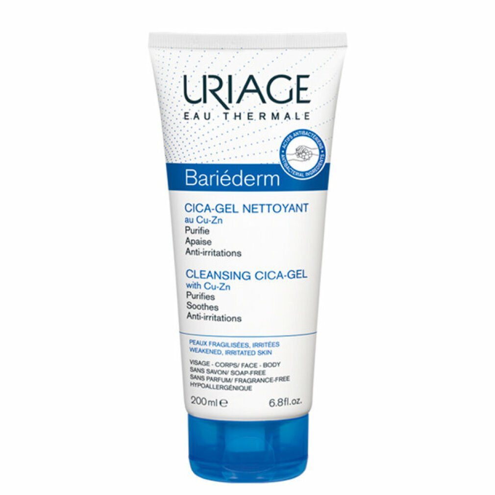 Uriage Gesichts-Reinigungsschaum Bariéderm-Cica Reinigungsmittel Gel 200ml