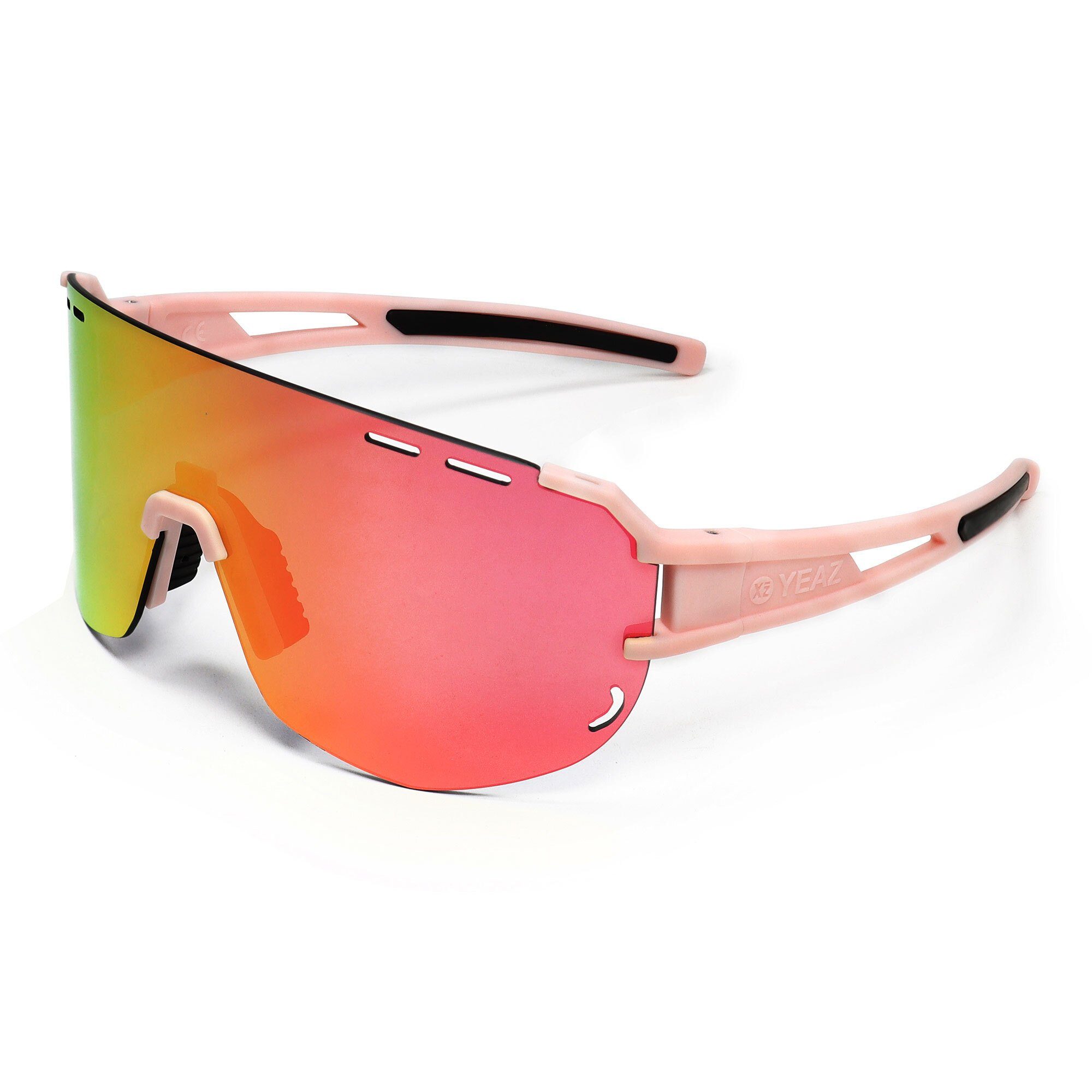 SUNGLOW sport-sonnenbrille YEAZ Sportbrille / weiß/blau, pink rosa Sport-Sonnenbrille