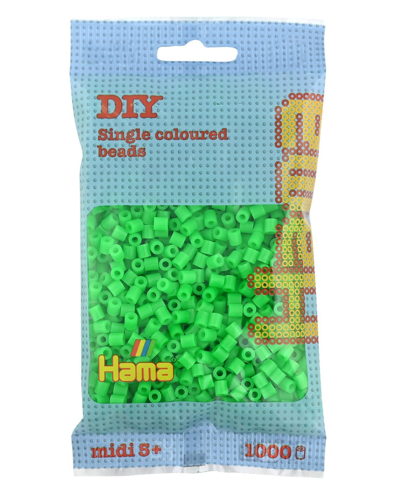 Hama Bügelperlen Hama Beutel mit 1000 Midi-Bügelperlen