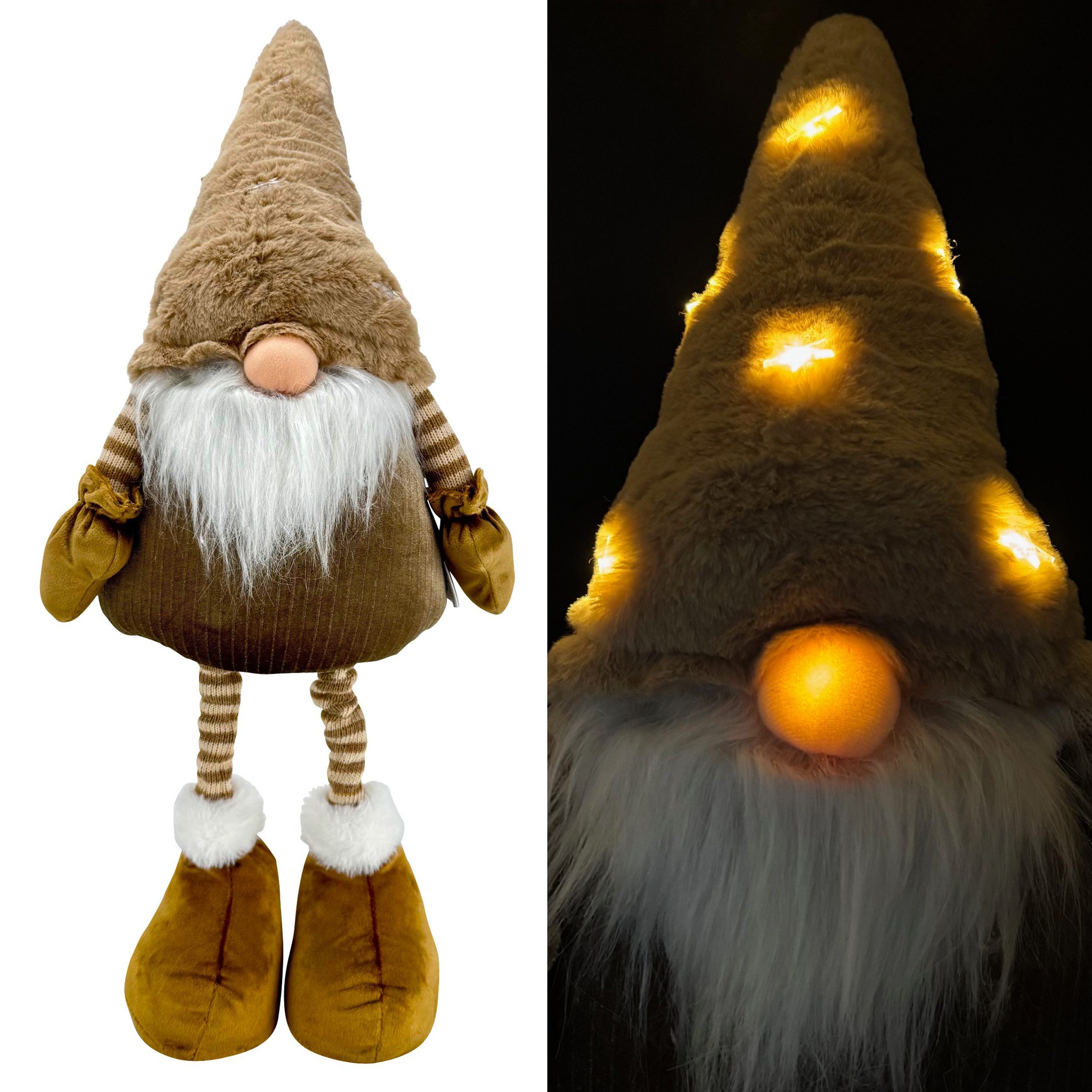 Online-Fuchs Weihnachtsfigur süßer Wichtel mit Zipfelmütze, Teleskopbeinen günstig online kaufen