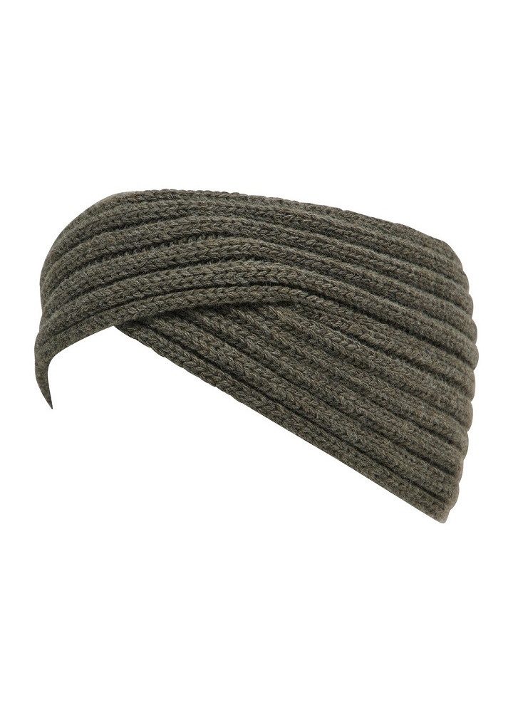 FALKE Multisporthandschuhe Stirnband (hochwertige Schurwolle) - grünbraun - 1 Stück