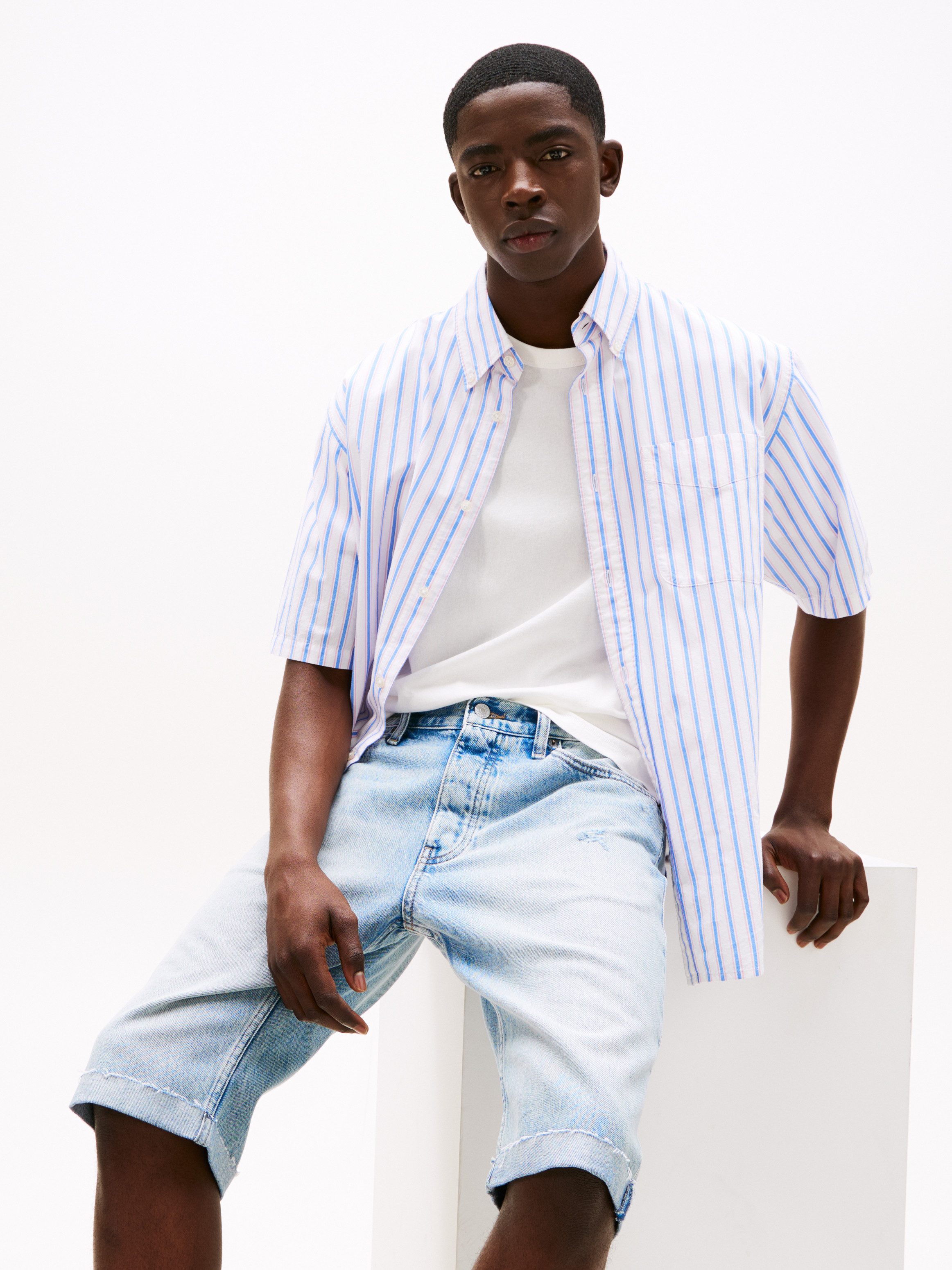 Tommy Jeans Jeansshorts RYAN SHORT CBF Mit Gürtelschlaufen günstig online kaufen