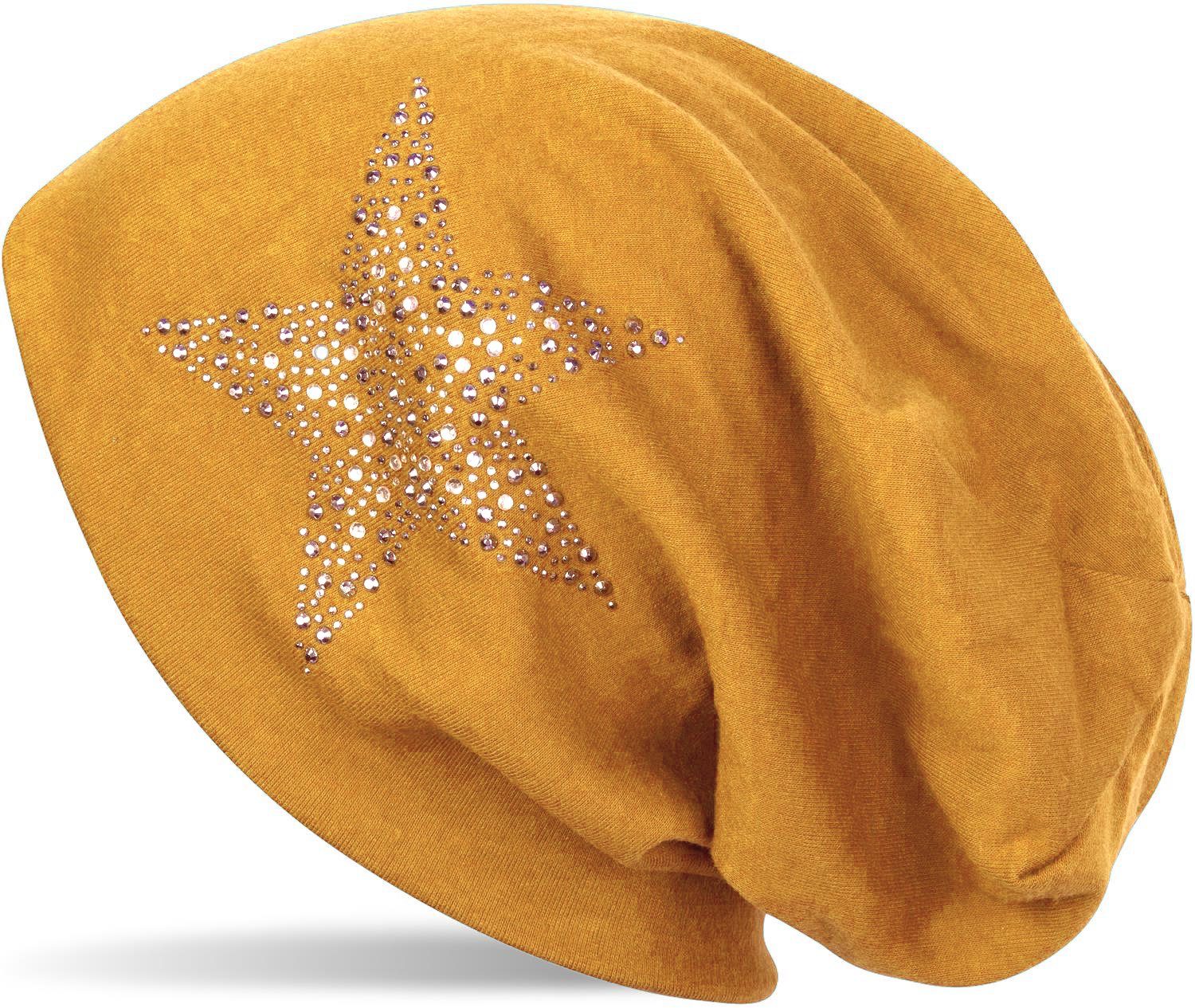 styleBREAKER Beanie Beanie Mütze mit Strass günstig online kaufen