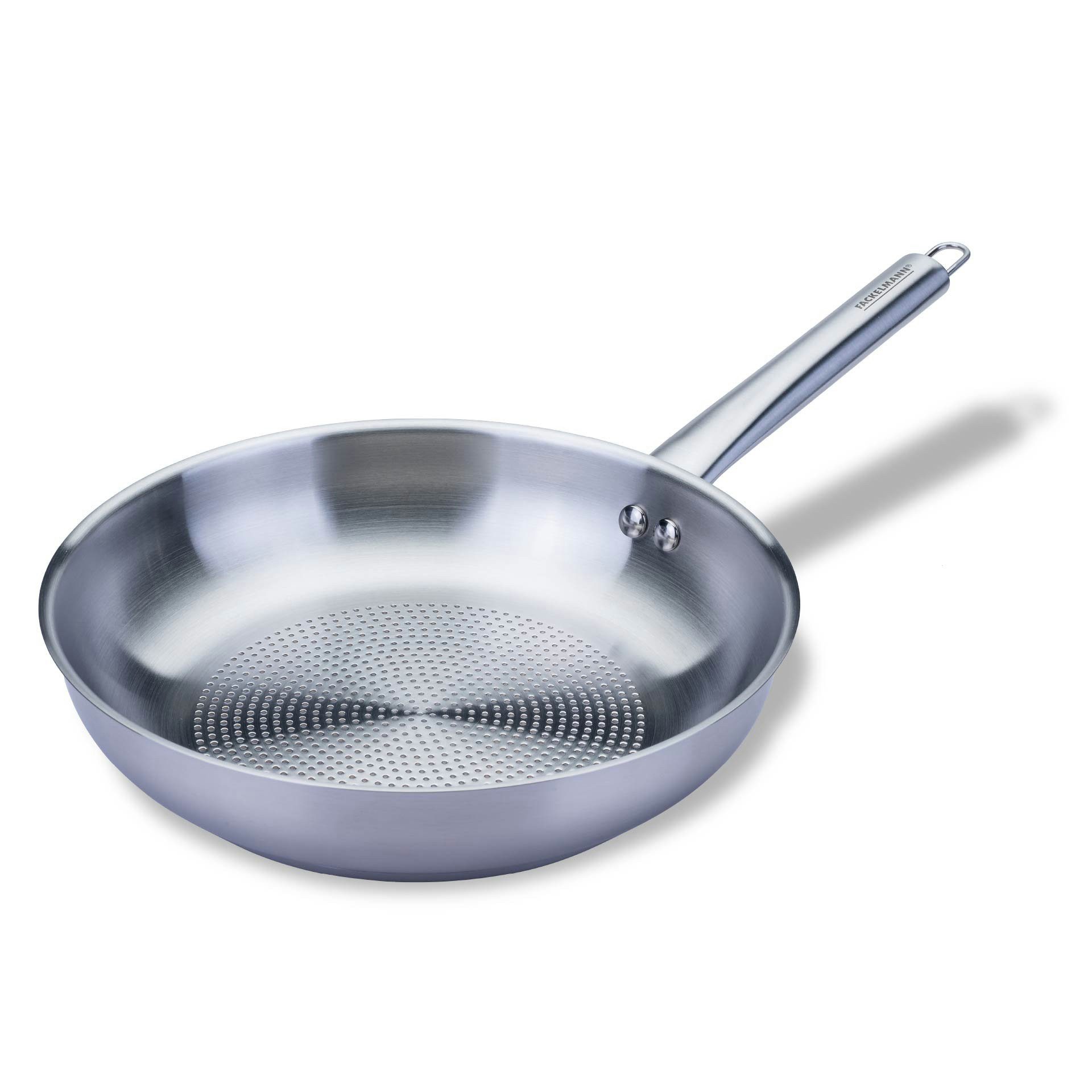 FACKELMANN Bratpfanne Edelstahl-Pfanne, Kochgeschirr, Küchenutensil