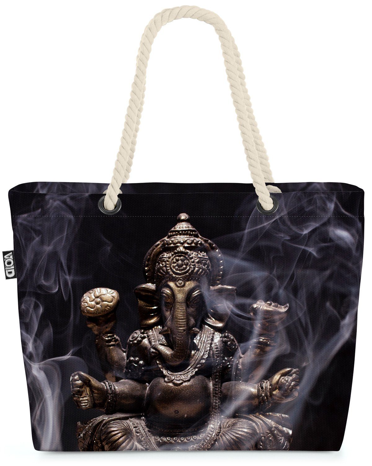 VOID Strandtasche (1-tlg), Ganesha Gottheit Hindu Ganesha Gottheit Hinduismus Gott Elefant Sagen