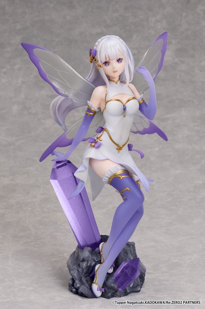 Elcoco Erotik-Actionfigur Re:Zero Starting Life in another World 1/7 Emilia Jewel Princess 24 cm