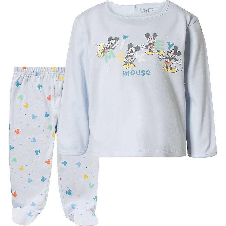 Disney Mickey Mouse Schlafanzug Disney Mickey Mouse & friends Baby  Schlafanzug für