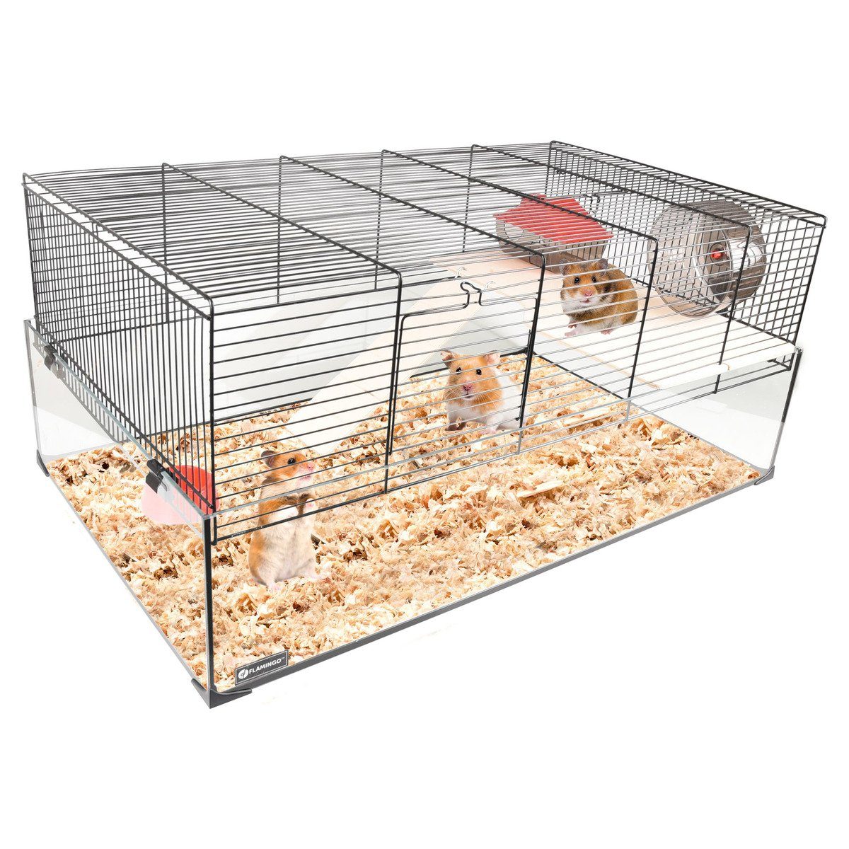 Kleintierkäfig Hamsterkäfig Vitru schwarz 3