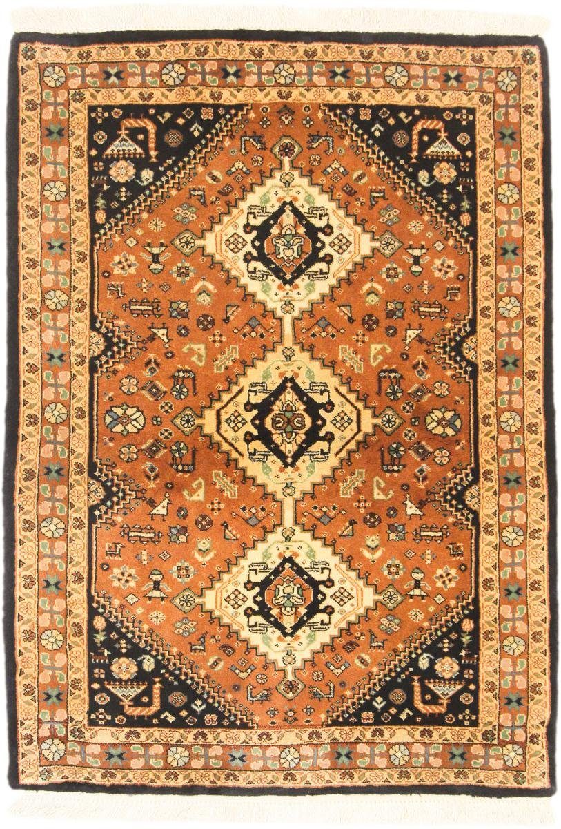 Orientteppich Shiraz 96x136 Handgeknüpfter Orientteppich / Perserteppich, Nain Trading, rechteckig, Höhe: 10 mm