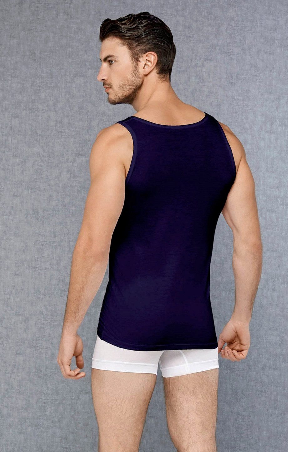 DOREANSE Unterhemd Herren Premium Basic Tanktop Atlet Ultraweich 2000 - 3 F günstig online kaufen