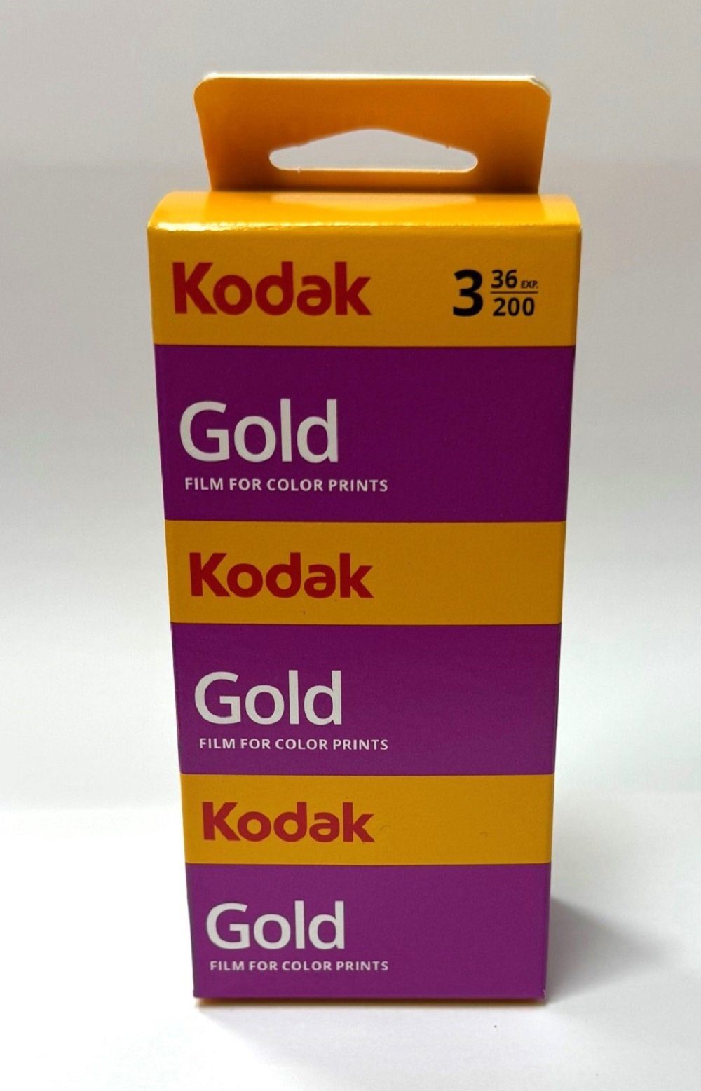 Kodak Farbnegativfilm Kodak Gold 200/36 Kleinbildfilm 3er Pack