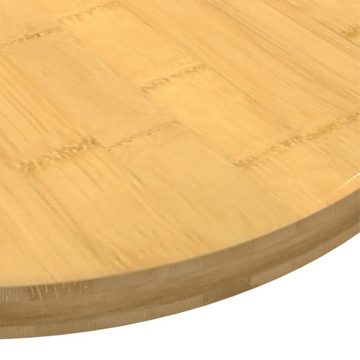 furnicato Tischplatte Ø50x2,5 cm Bambus (1 St)