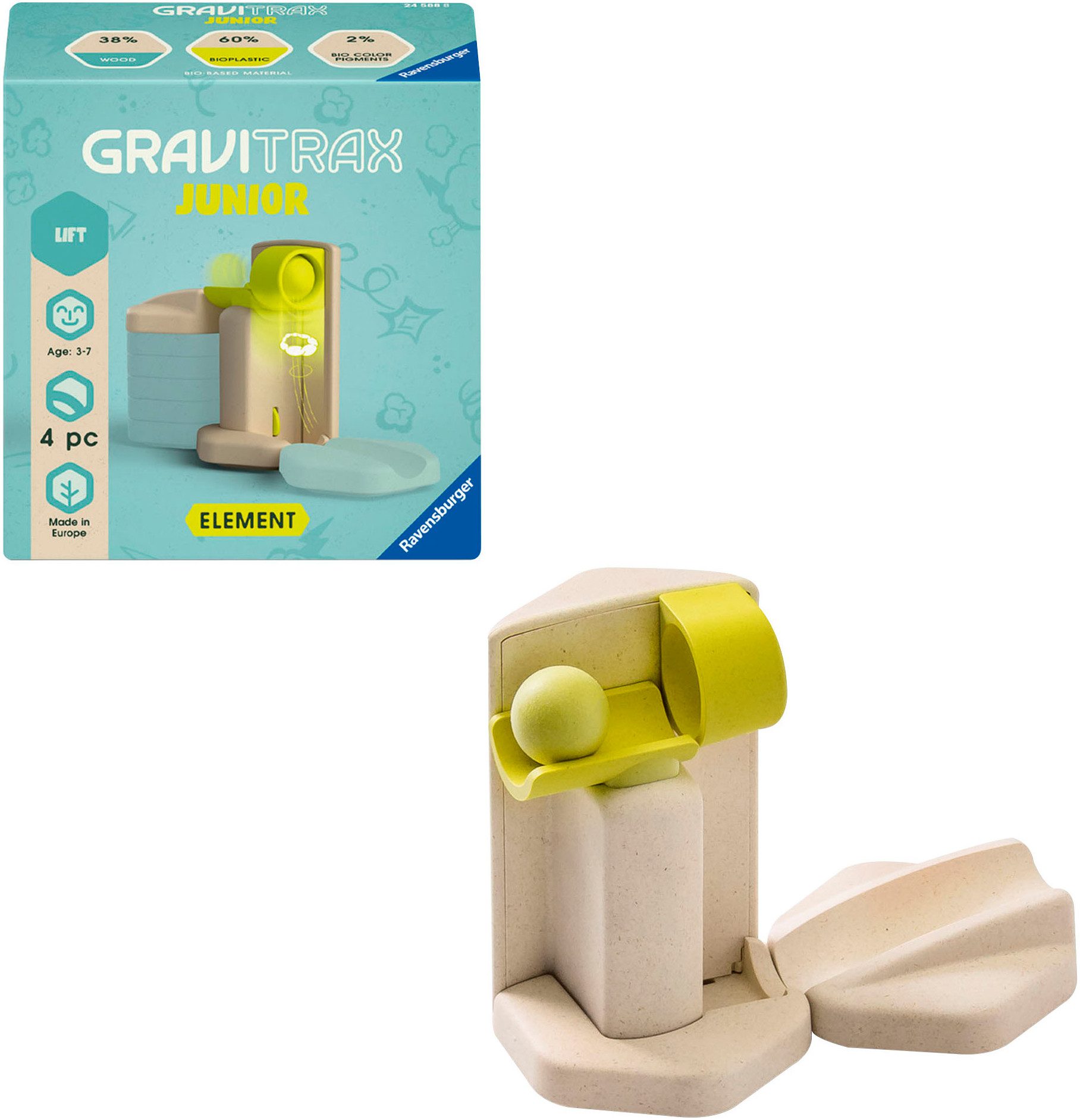 Ravensburger Kugelbahn-Bausatz GraviTrax Junior, Element Lift