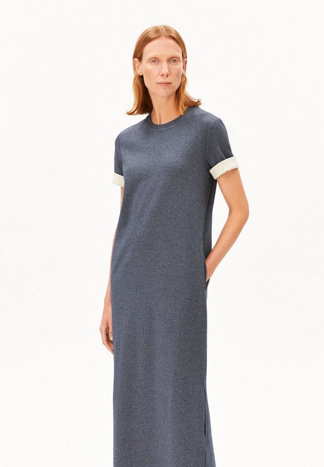 Armedangels Jerseykleid UN-WASTED Jerseykleid aus recyceltem Baumwoll Mix (Regular Fit) recycelter Baumwoll Mix