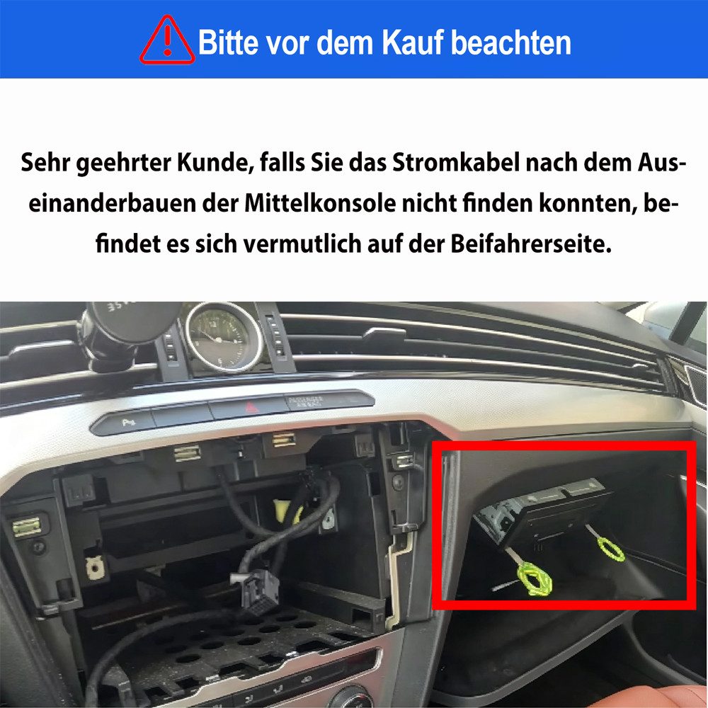 ESSGOO 10,1" Für VW Passat B8 2015-2021 Carplay Android 15 GPS EQ Autoradio (RDS, Digitalradio (DAB), FM, AM, Carplay Android Auto Navi WIFI Mirror Link SWC RDS)