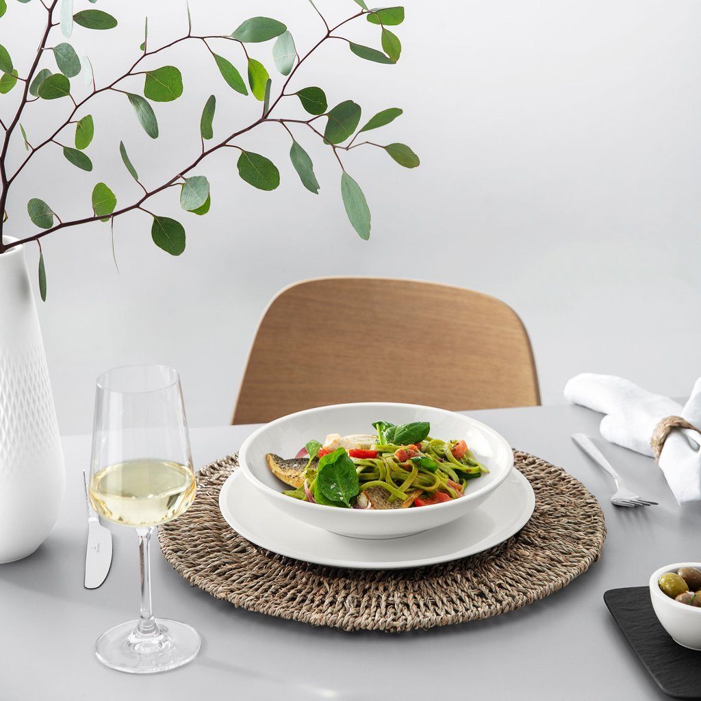 Villeroy & Boch Gläser-Set Ovid Weißweinglas 4er-Set, 4-tlg., Glas, Kristallglas, 4 Stck, spülmaschinenfest