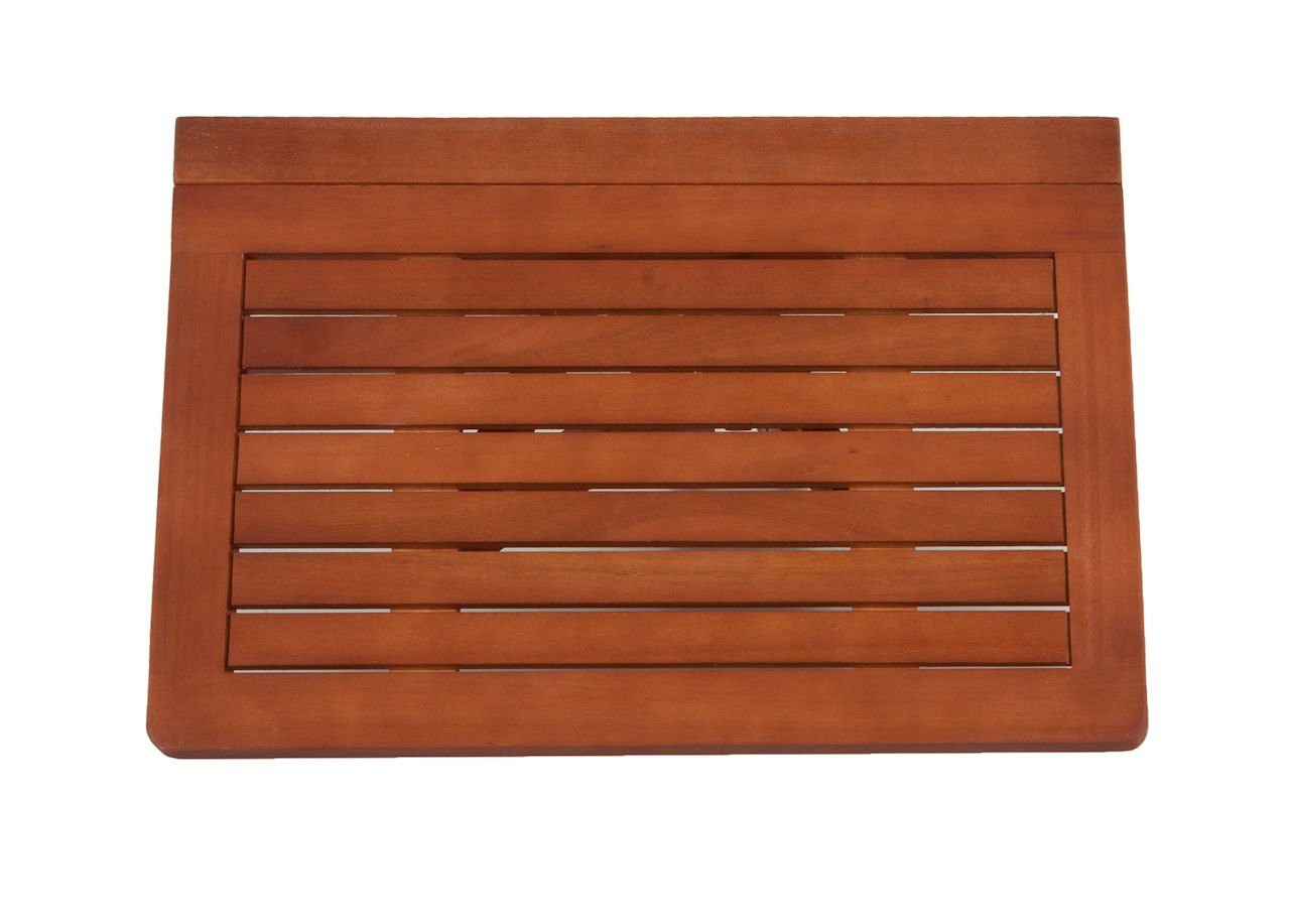 Spetebo Balkonhängetisch Eukalyptus Holz Balkon Hängetisch STANFORD 60x40cm