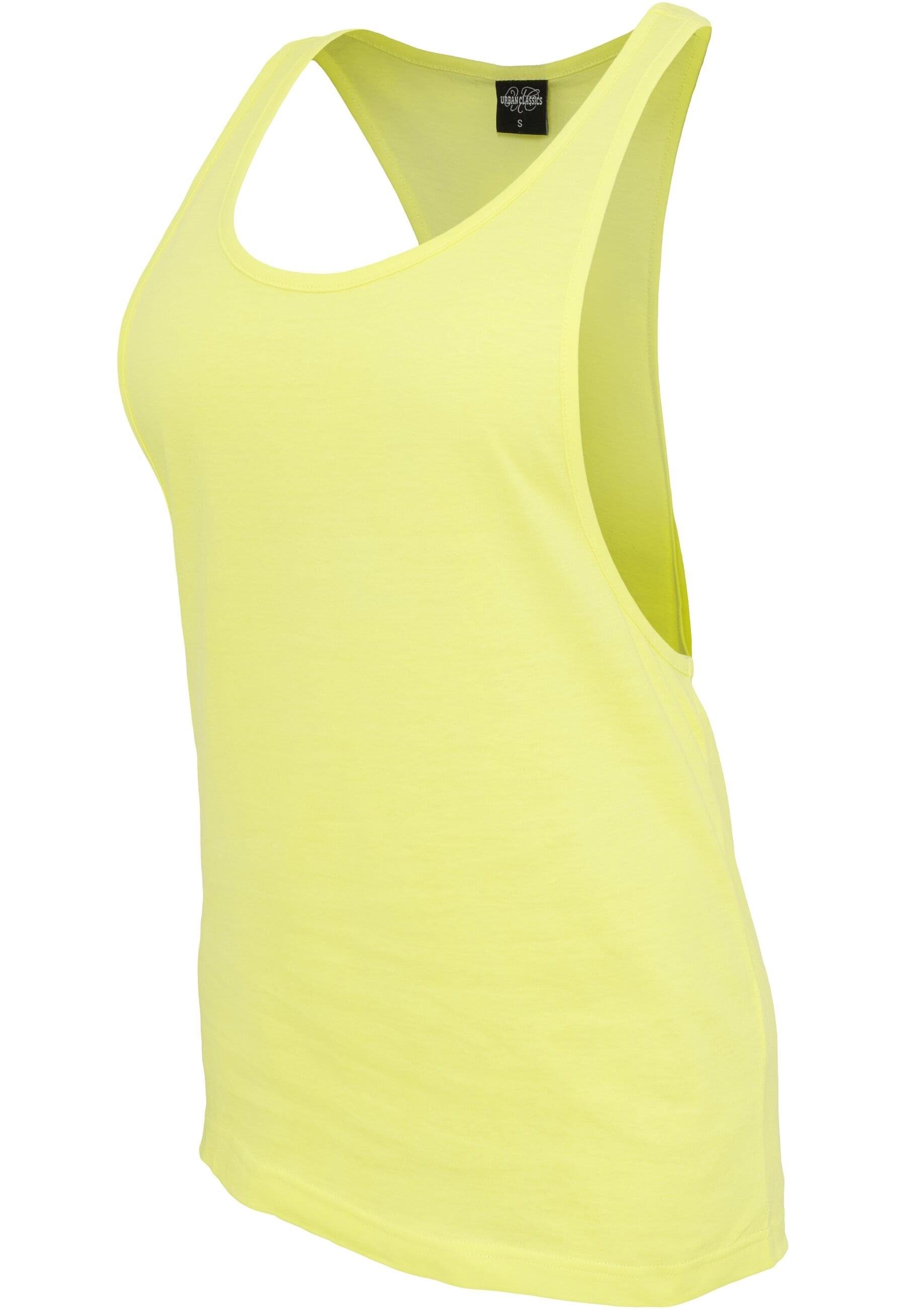 URBAN CLASSICS Muskelshirt Damen Ladies Loose Neon (1-tlg) Tanktop neonyellow