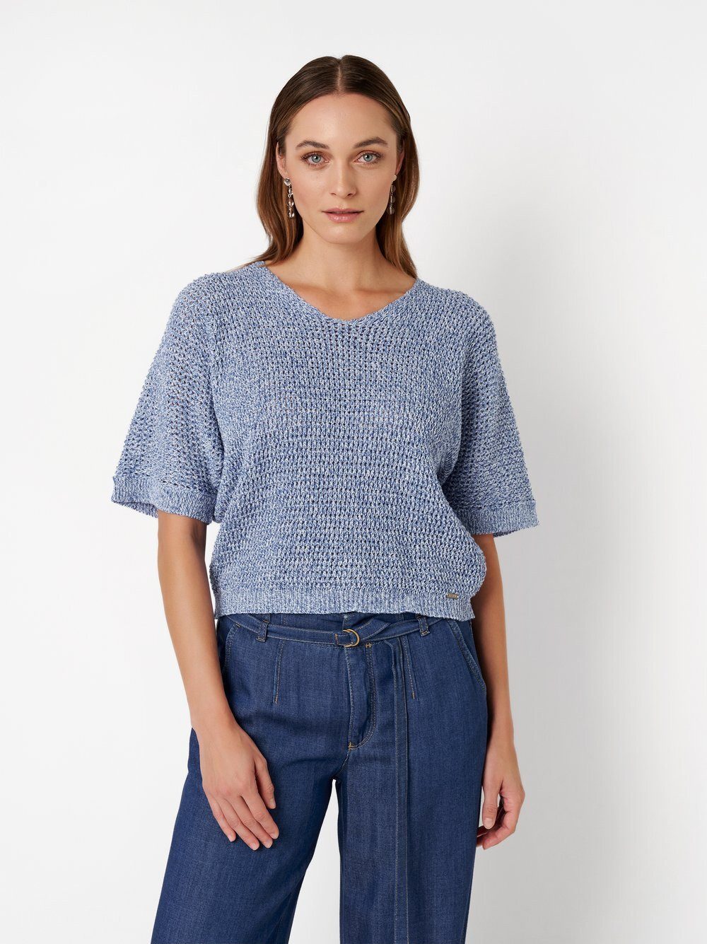 TONI Strickpullover Ginger aus Strukturstrick