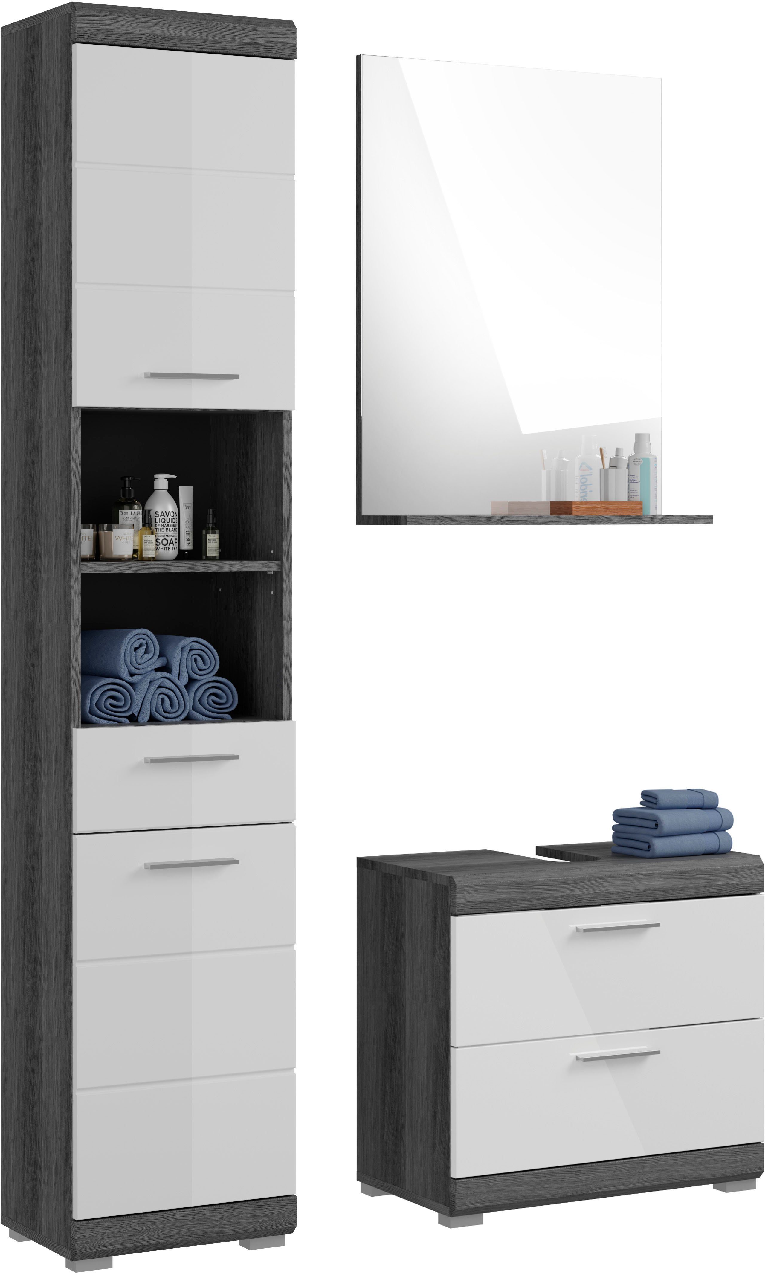 INOSIGN Badmöbel-Set Siena, 3 teilig, bestehend günstig online kaufen
