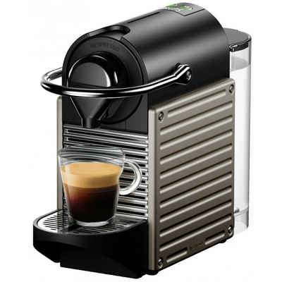 Krups Kapselmaschine XN304T Nespresso Pixie - Kapsel Automat - titan
