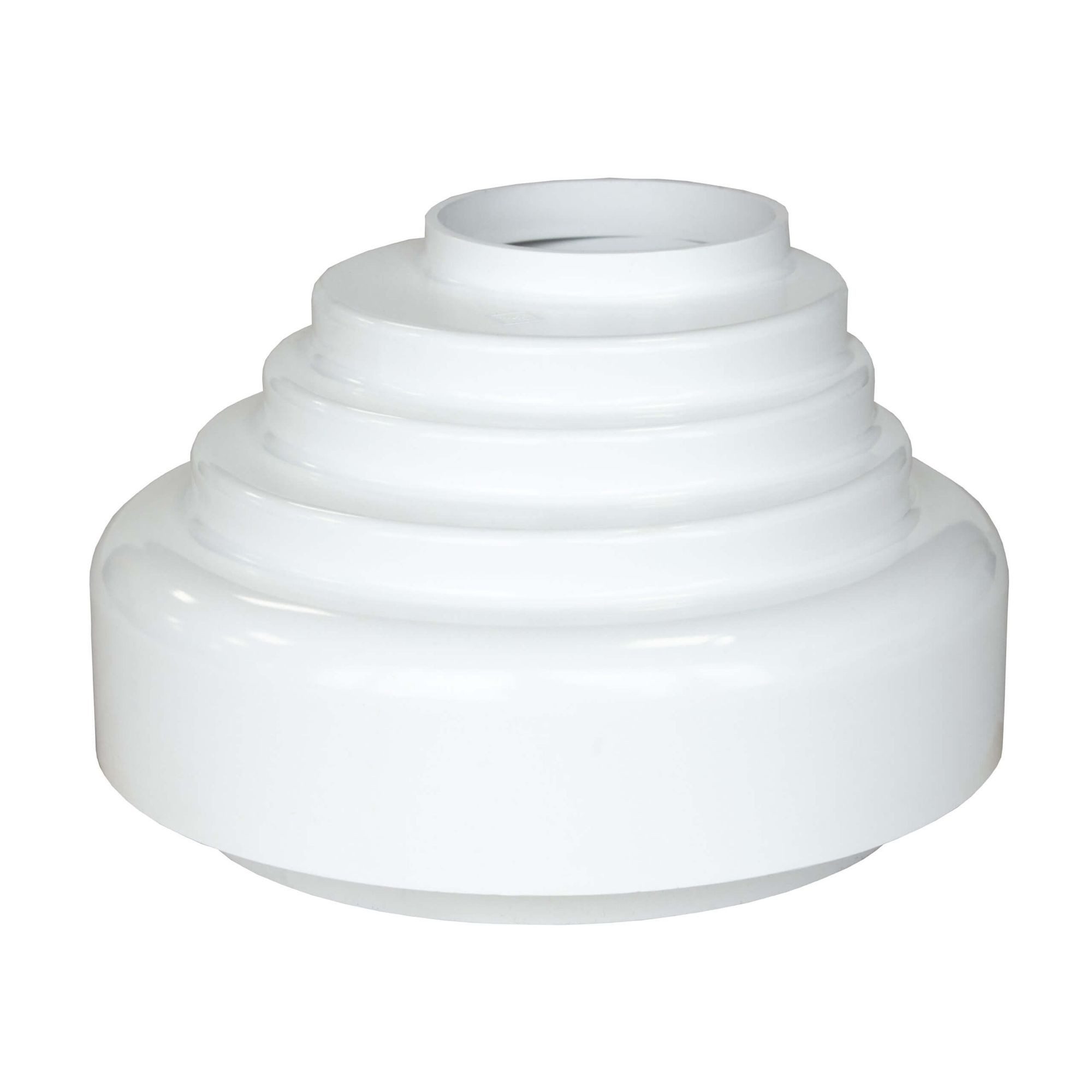 INEFA Regenfallrohr, (DN 50), Übergangsstück aus PVC-U Kunststoff, einfache Montage, Made in Germany