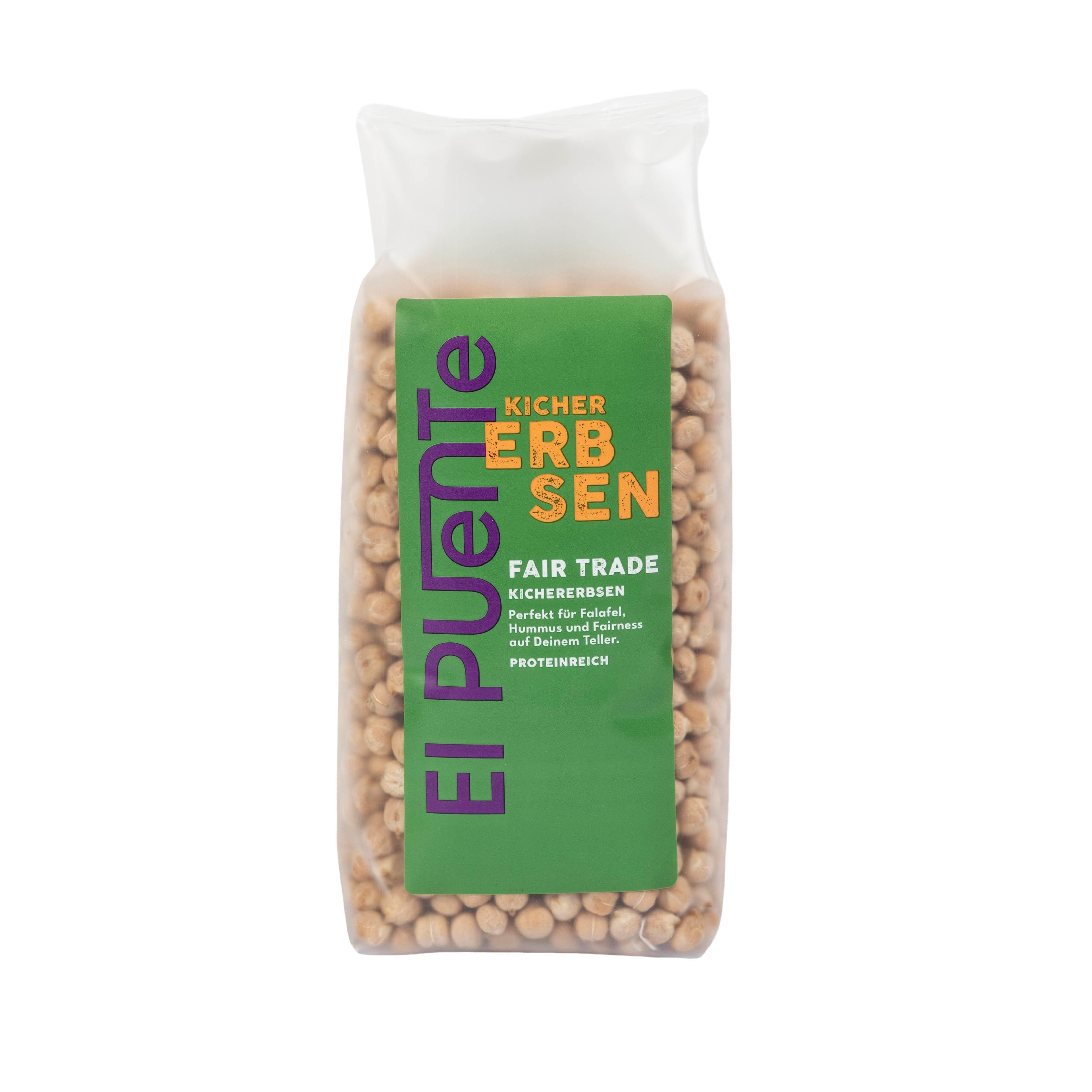 El Puente Hülsenfrüchte Kichererbsen, Fair Trade, Vegan, Glutenfrei, Fair Trade
