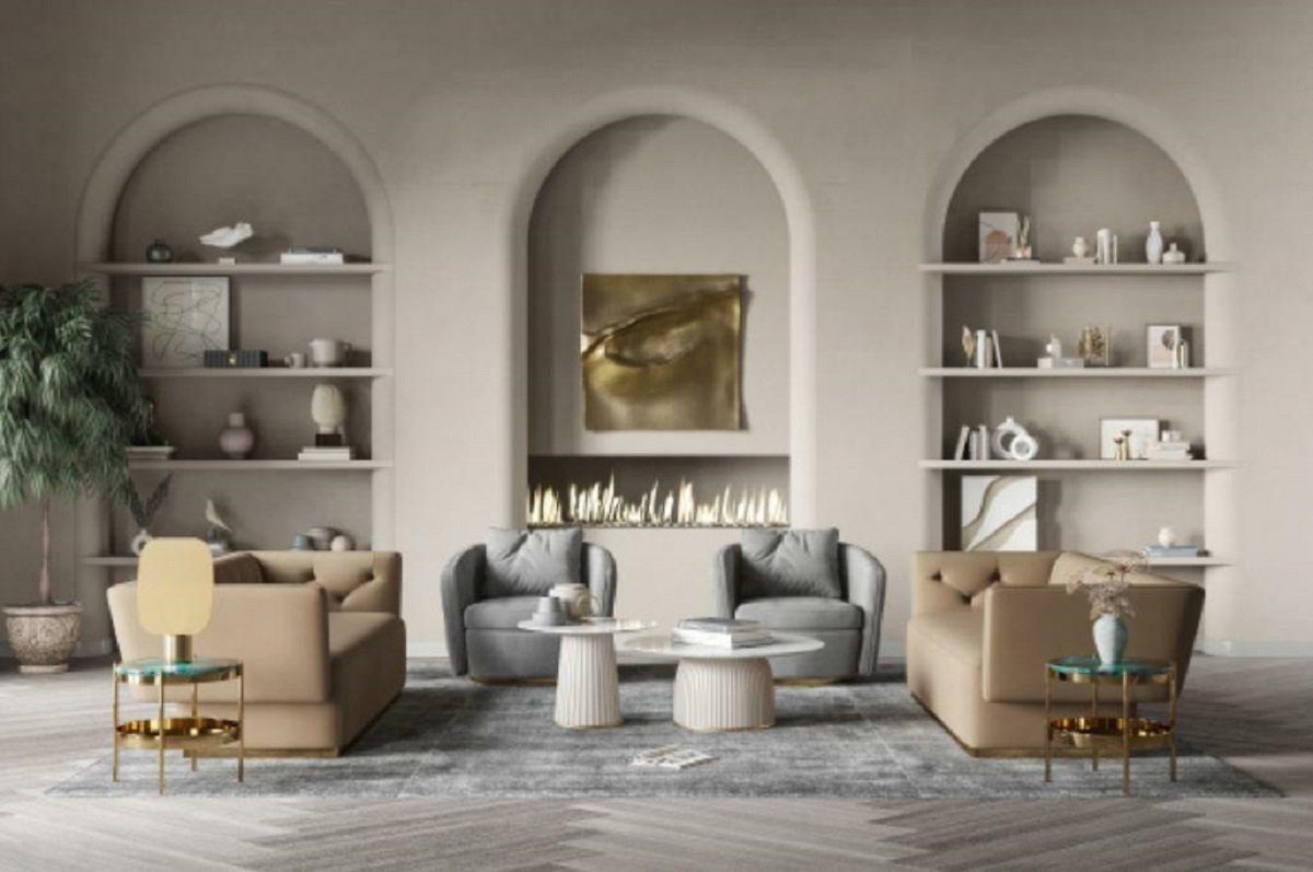 Design Sofa Sitzer Wohnlandschaft Sofagarnitur 2+2 Couch, Made Europe JVmoebel Sofa Sitz in
