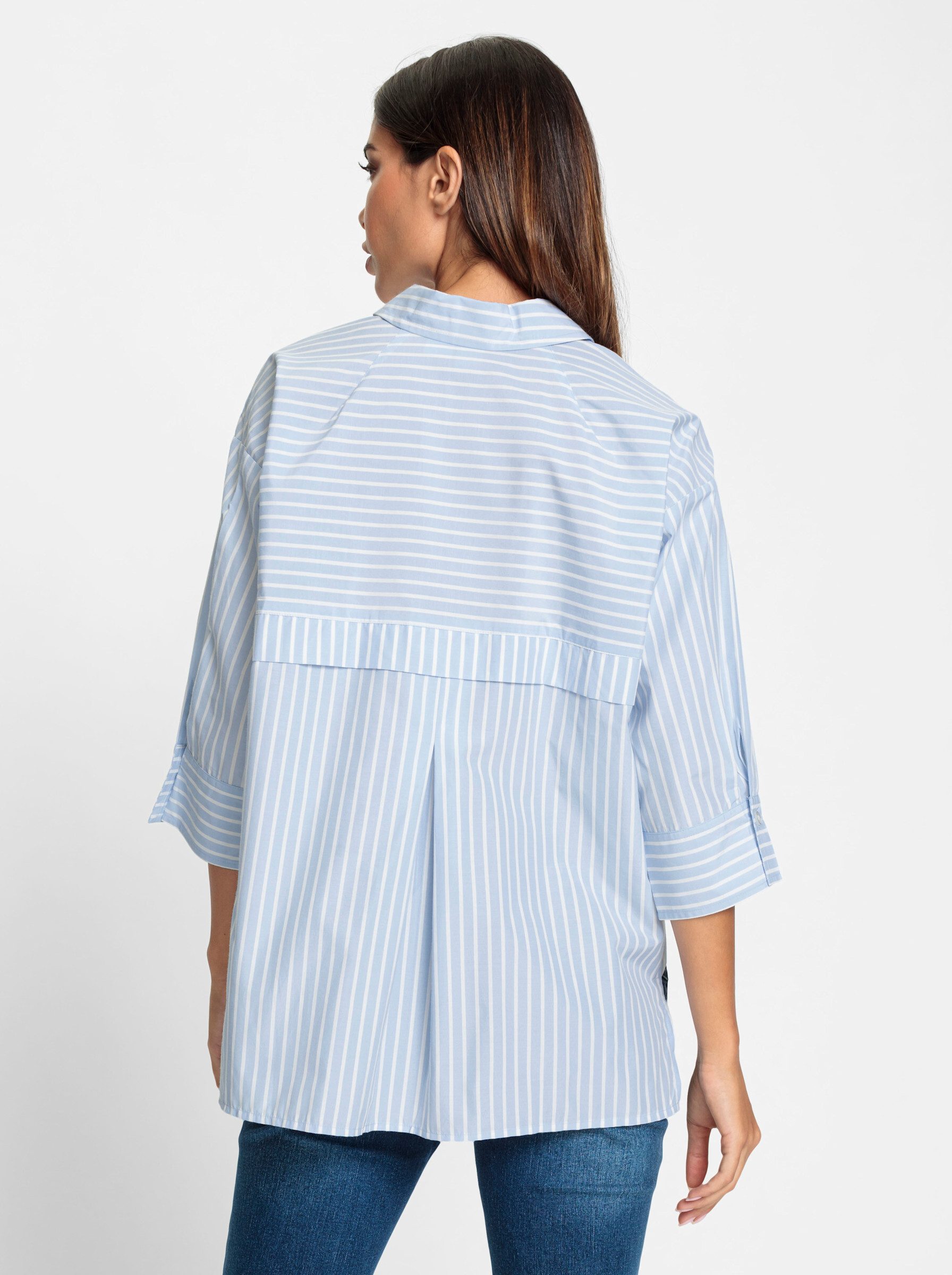 heine Klassische Bluse Gestreifte Bluse . günstig online kaufen