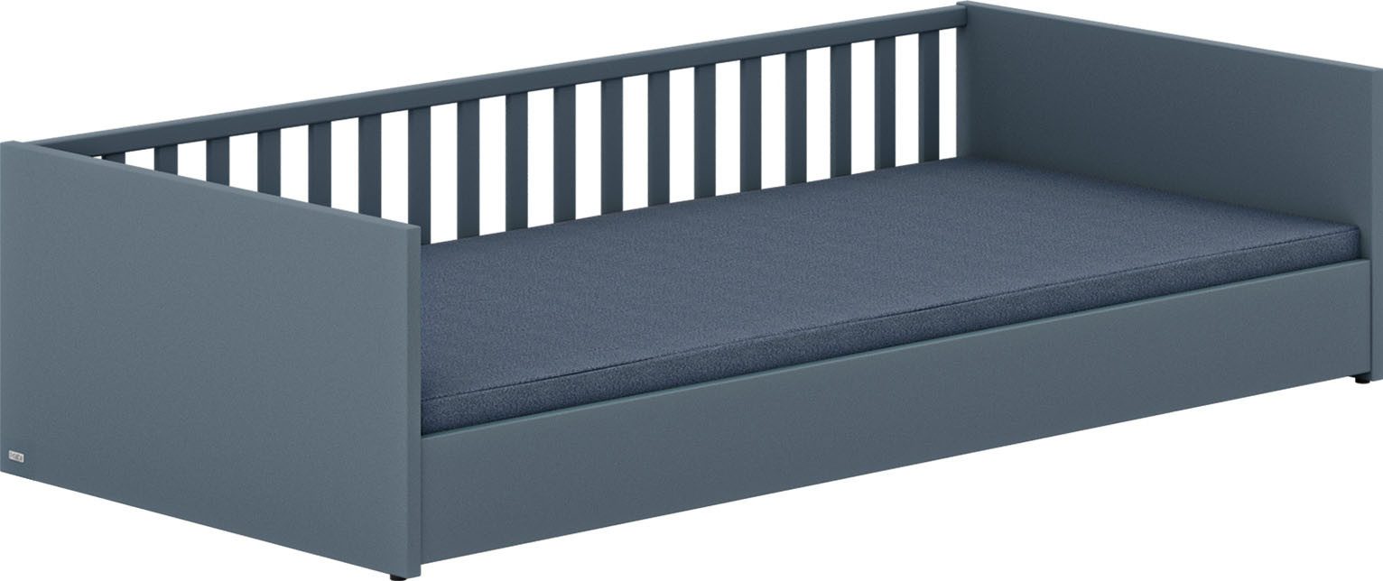 PAIDI Kinderbett LITTLE FLO, vom Baby bis zum Teeni, in mehreren Farben und Breiten (Breite/Länge: 90x200cm + 120X200cm +140x200cm), umbaubar zum Kinder- oder Jugendbett, Bodenbett auch als Sofa nutzbar
