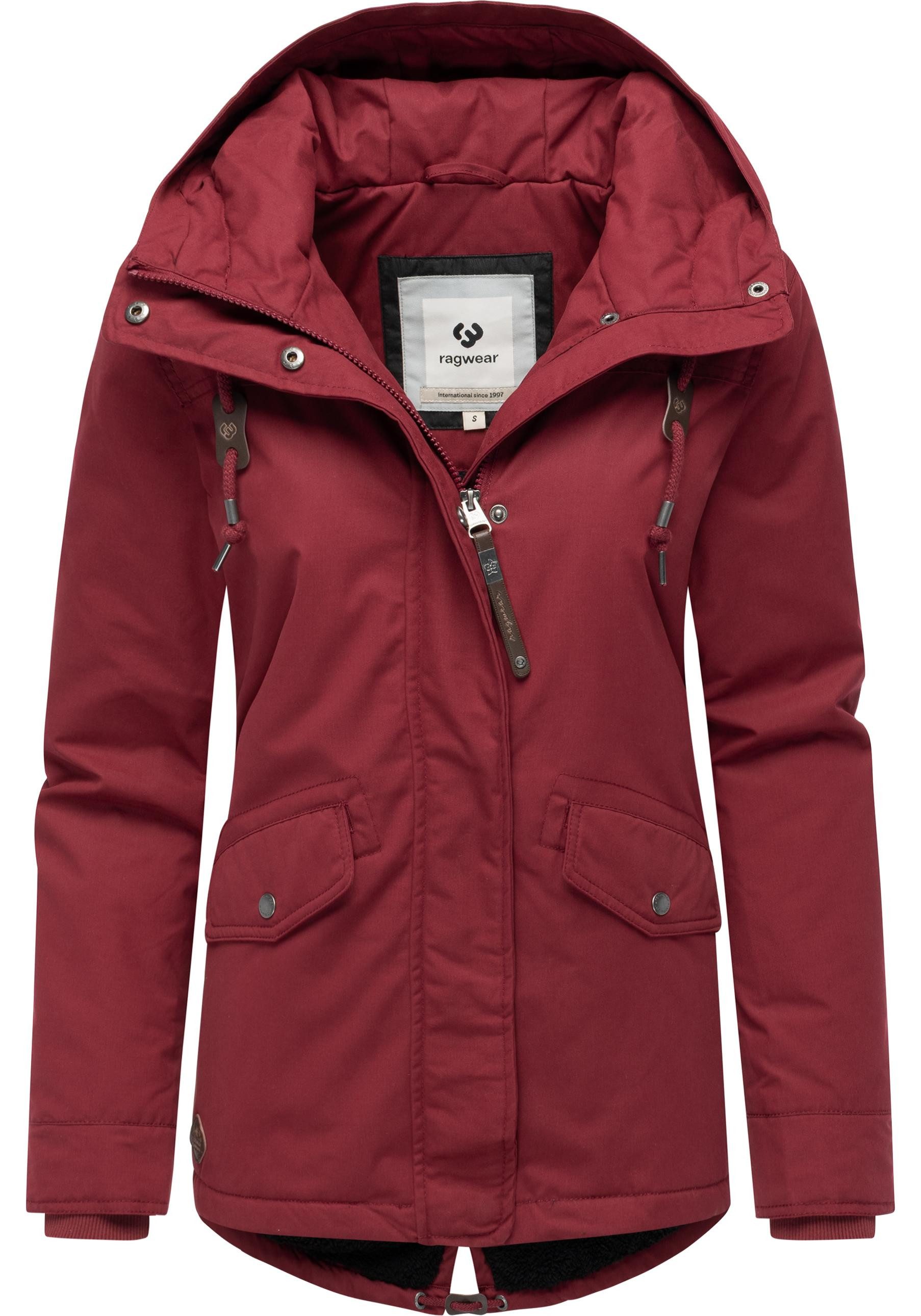 Ragwear Winterjacke Parkker Warm YOUMODO Winter Parka mit kuscheligem Teddy-Innenfutter – Bild 4 von 5