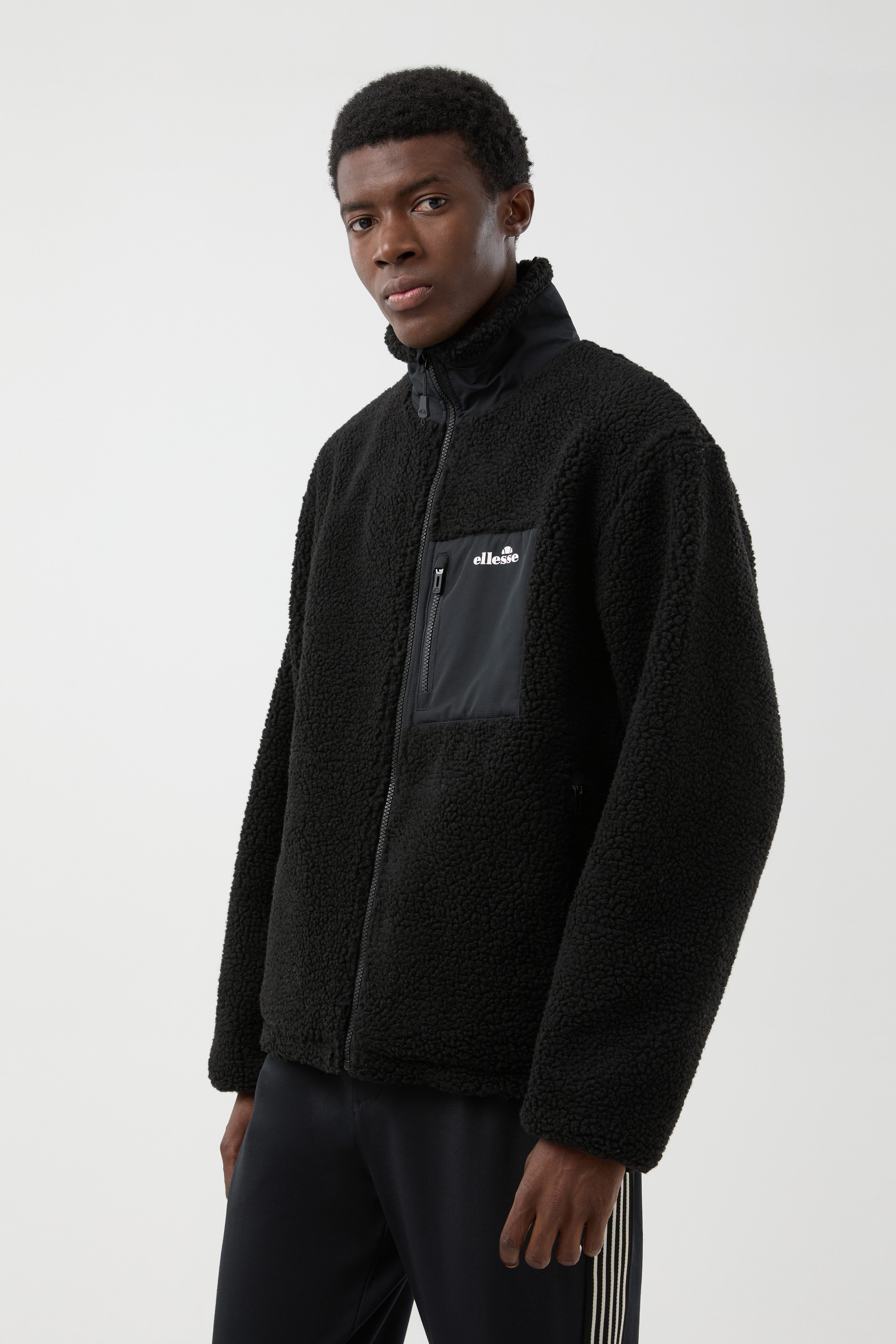 Ellesse Fleecejacke Rogeno Fleece Jacket wasserabweisend, windabweisend, atmungsaktiv, wärmend