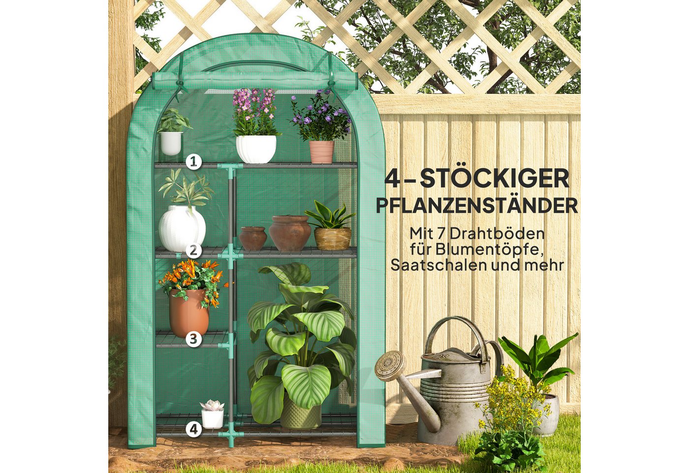 MC Star Gewächshaus mit Runddach Tür, ... MC Star Gewächshaus mit Runddach Tür, ...