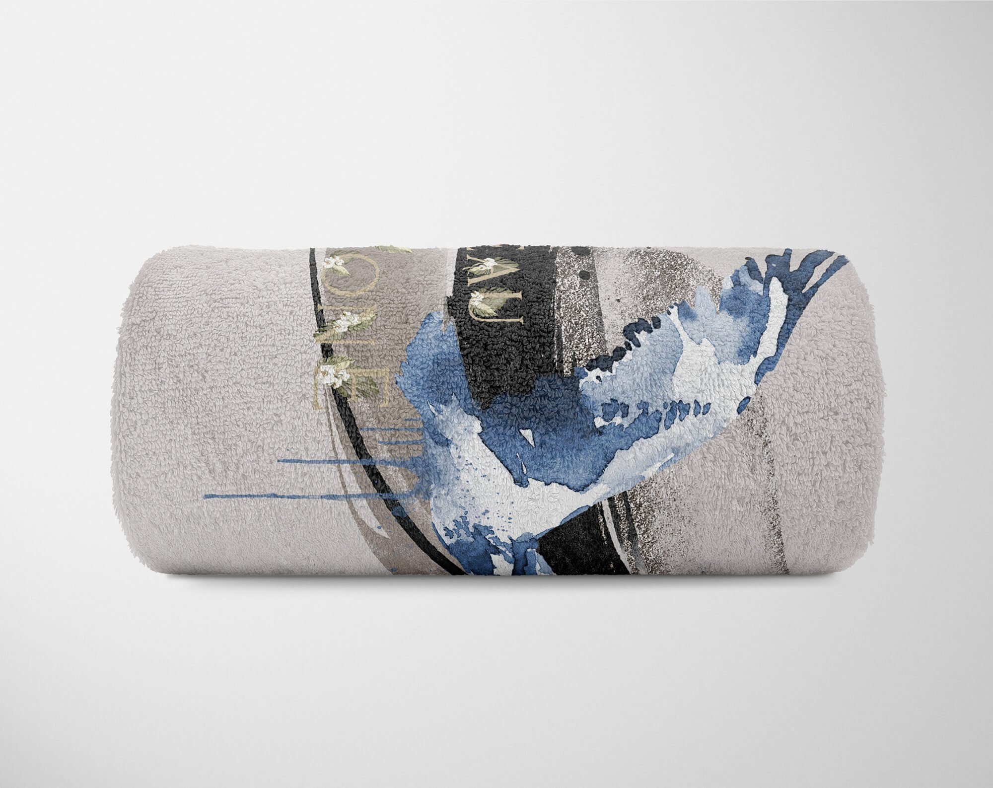 Handtuch Art Motiv Baumwolle-Polyester-Mix Aquarell Saunatuch (1-St), Duschhandtu, Falke Sinus Handtuch Schön Kunstvoll Kuscheldecke Handtücher Strandhandtuch
