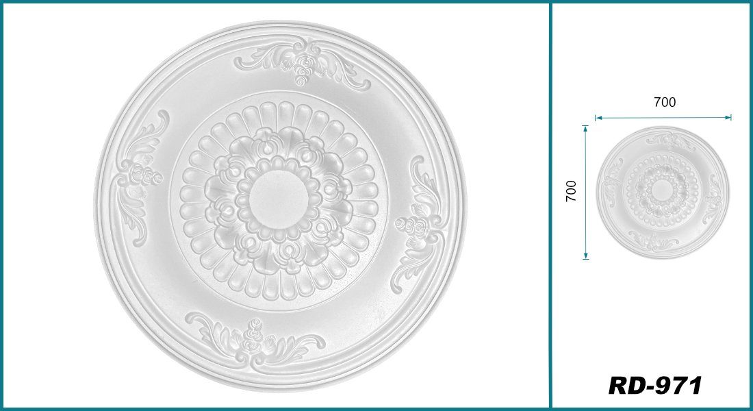 Hexim Wanddekoobjekt Tulpe 70cm (HEXIM Stuckrosette günstig online kaufen