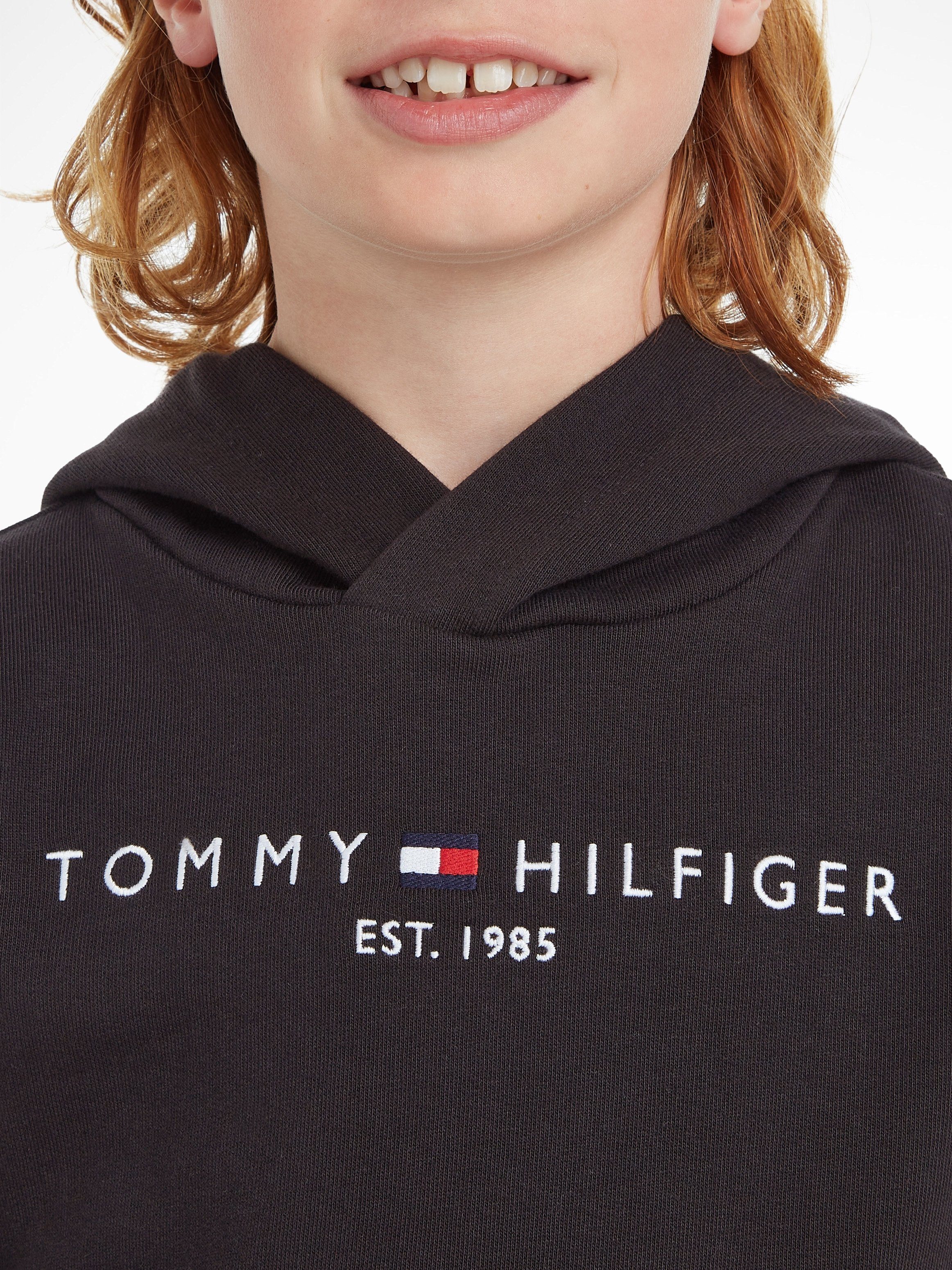 ESSENTIAL HOODIE Junior Kapuzensweatshirt Hilfiger Kinder Mädchen und Tommy Kids Jungen MiniMe,für