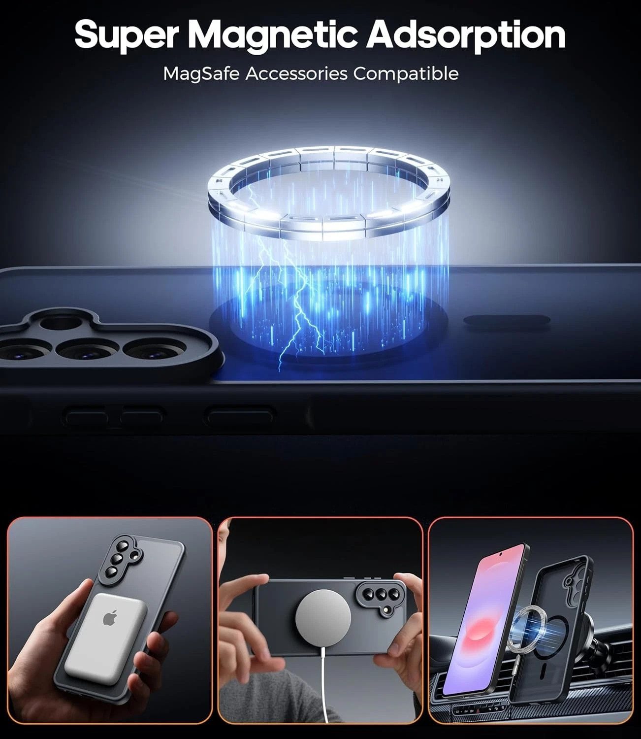 MSM Protech Handyhülle Hülle + 2X Schutzglas für Samsung Galaxy A37 5G Panzerfolie Full 9H – Bild 5 von 5