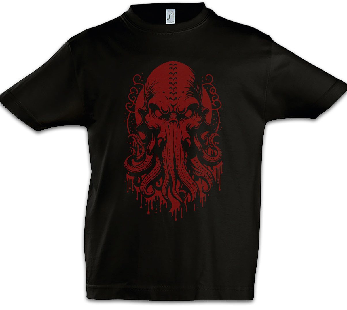 Print-Shirt Cthulhu Tattoo Flash Kinder T-Shirt Call Horror Arkham H. P. Lovecraft