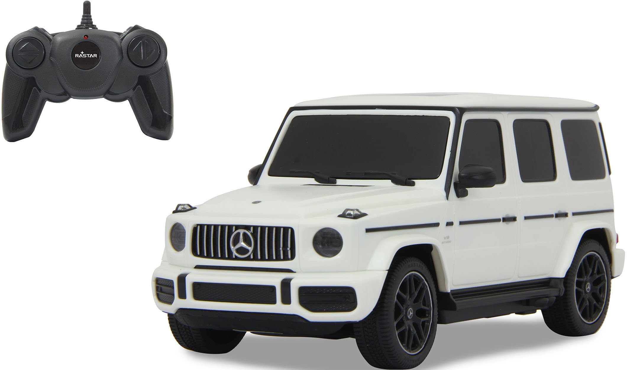 Jamara RC-Auto Mercedes-Benz AMG G63 1:24 27 MHz, weiß