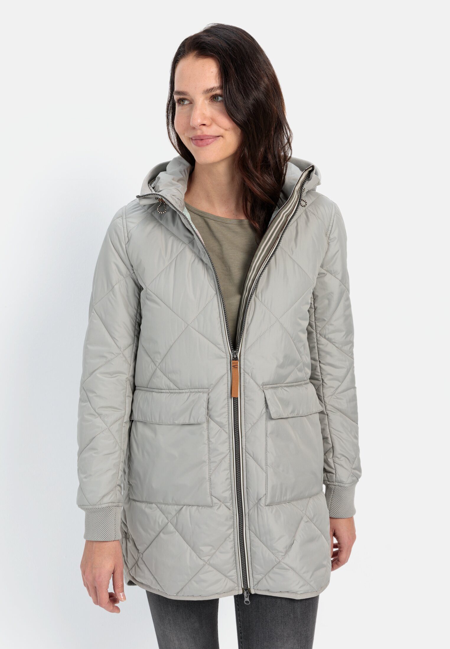 Steppmantel aus recyceltem Polyester