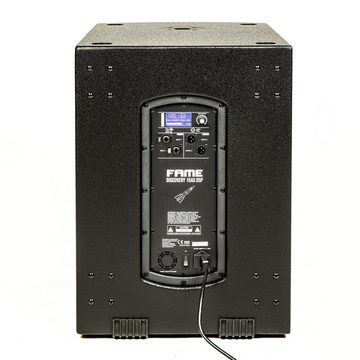 Fame Audio Subwoofer (Aktiver Subwoofer, 15" Woofer, Integrierter DSP)