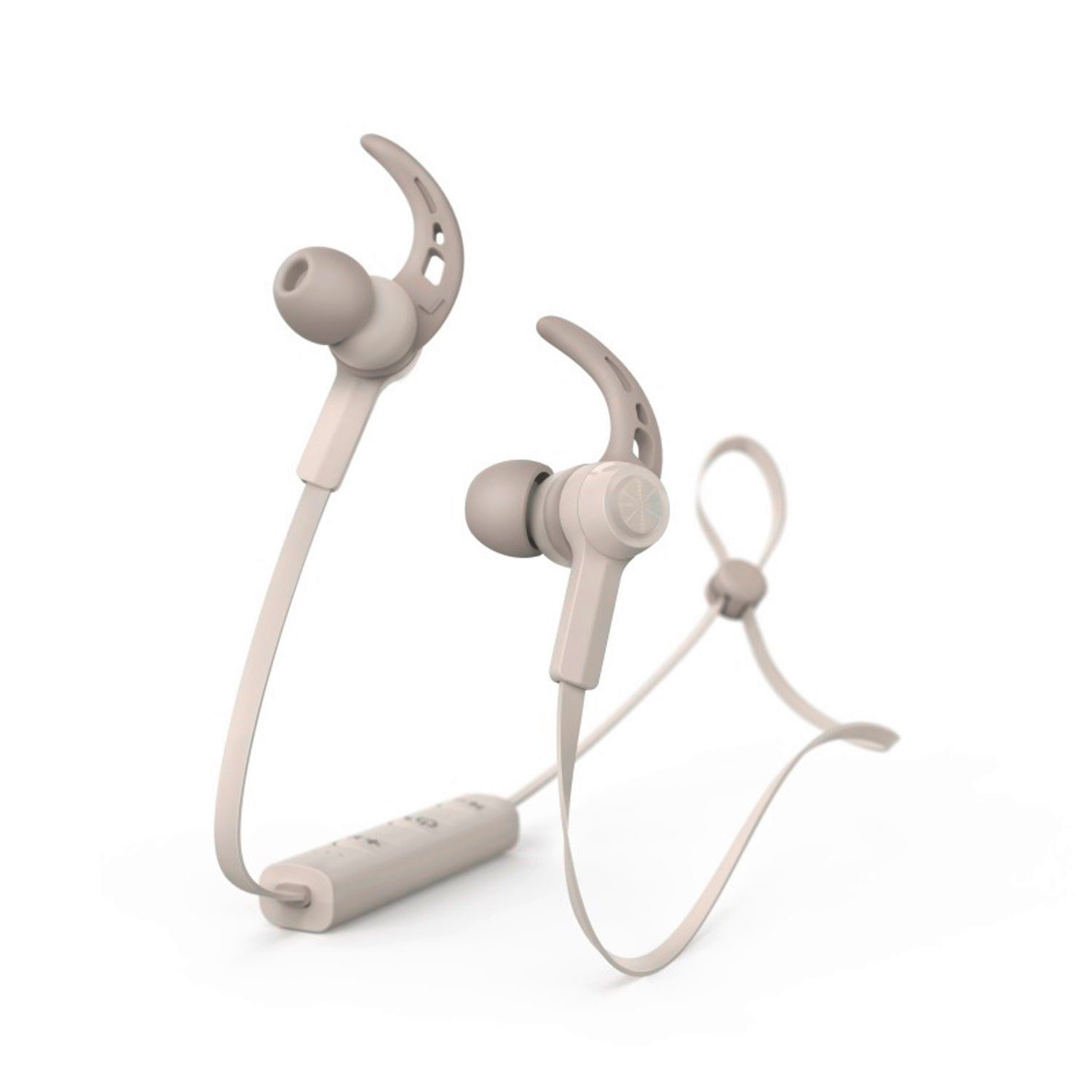 Hama Sport BT Kopfhörer Bluetooth Headset Ohrbügel Smartphone-Headset (Anruffunktion, Bluetooth, Mikrofon, Wiedergabe-Steuerung, Bluetooth 5.0, Ear-Hook Schweißfest Anruf-Funktionen Wiedergabe-Steuerung Mikrofon)