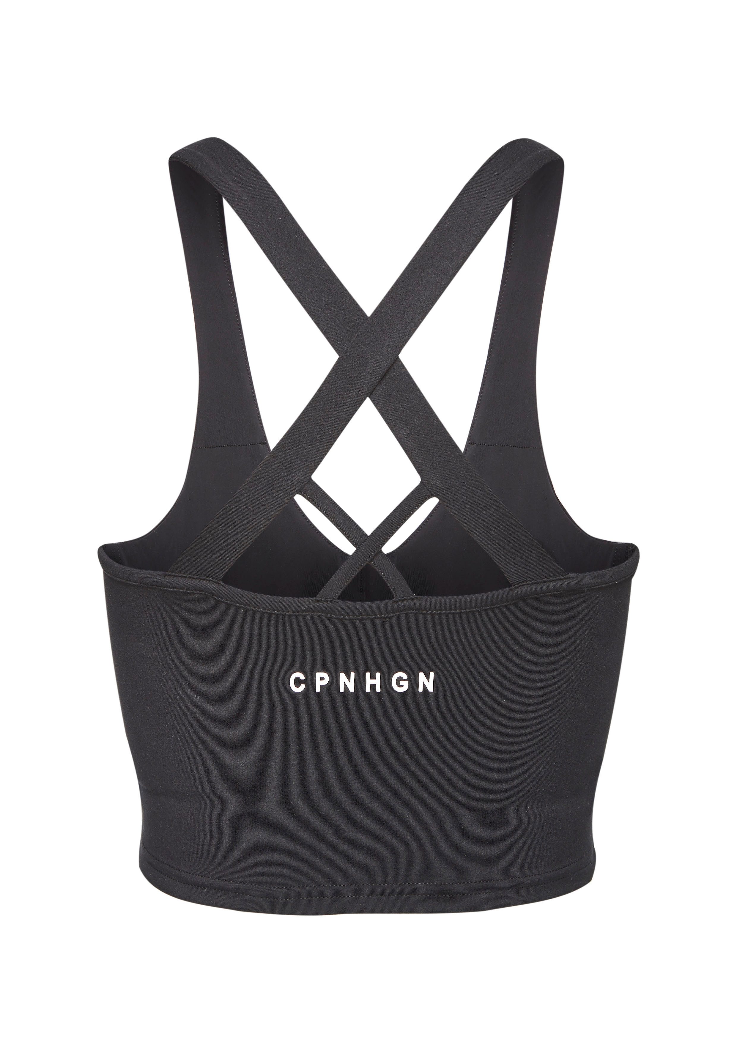Copenhagen Studios Crop-Top gekreuzte Träger im Rückenbereich