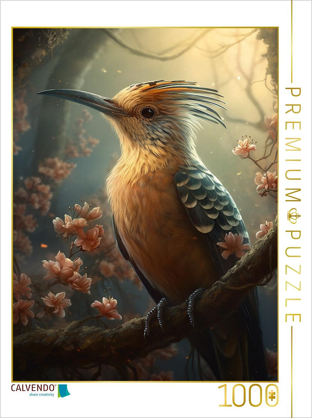 CALVENDO Puzzle CALVENDO Puzzle Hoopoe, 1000 pieces, finished size 25.2 × 18.9 in (64, 1000 Puzzleteile