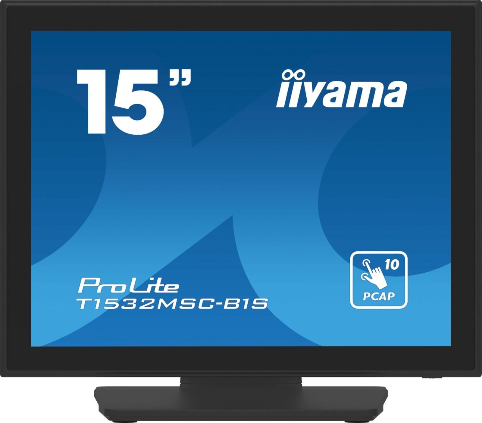 Iiyama 38.0cm (15) T1532MSC-B1S 4:3 M-Touch HDMI+DP TN retail TFT-Monitor (1024 x 768 px, XGA, 8 ms Reaktionszeit, TN, Touchscreen, Lautsprecher, HDCP)