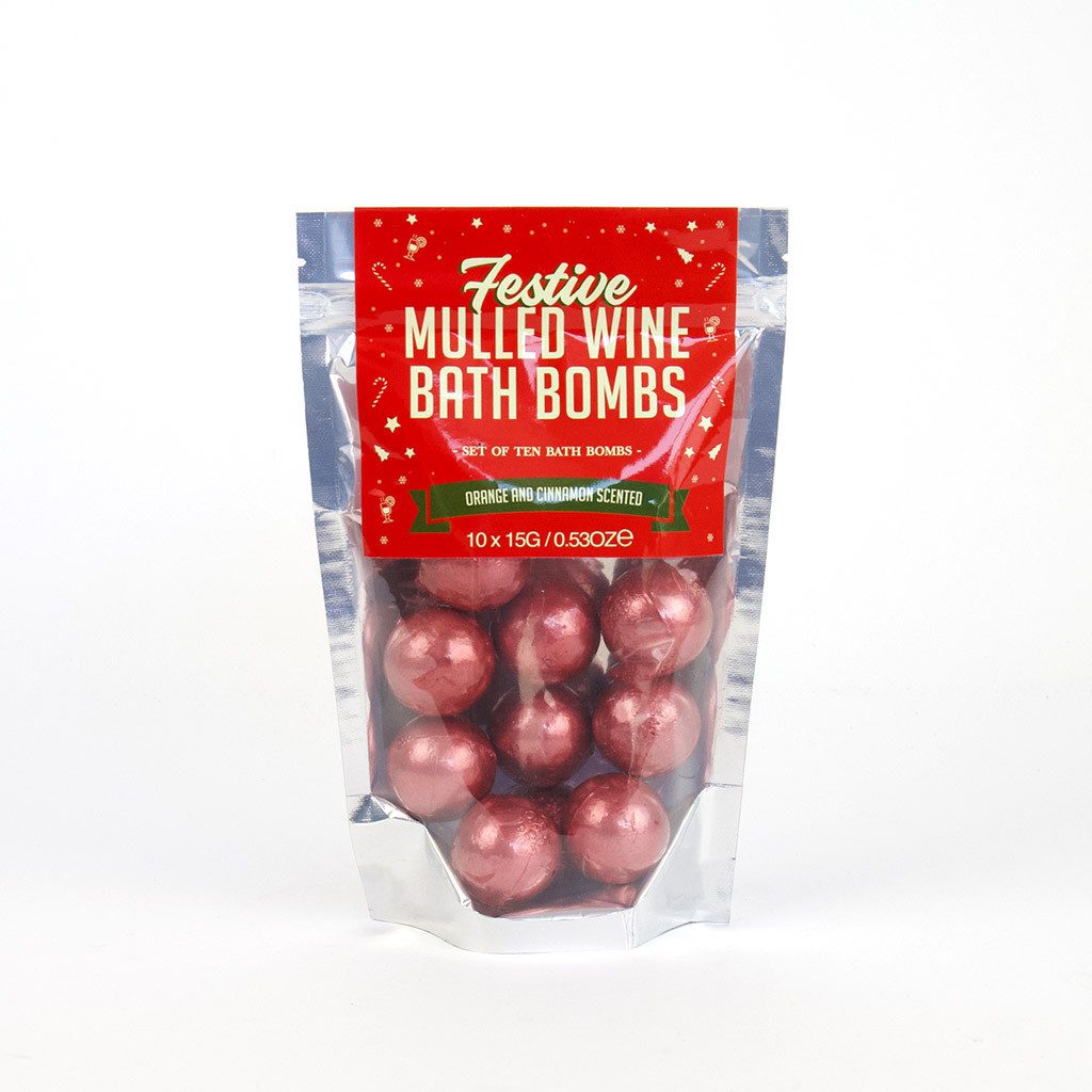 GIFT REPUBLIC Badezusatz Badebomben Gin, Bier, Wein, Whisky, Bathsecco, 10-tlg., ca. Ø 3cm je Badebombe