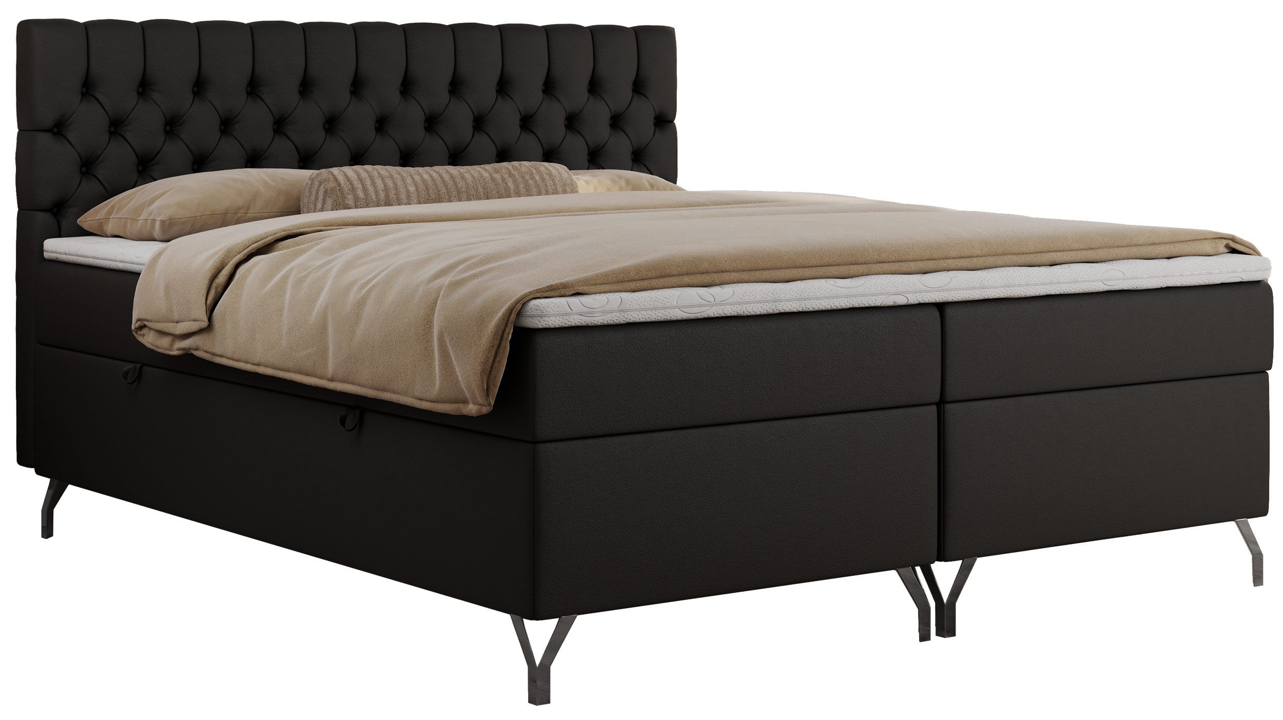 MKS MÖBEL Boxspringbett GRIMALDI (Set, Packung, günstig online kaufen
