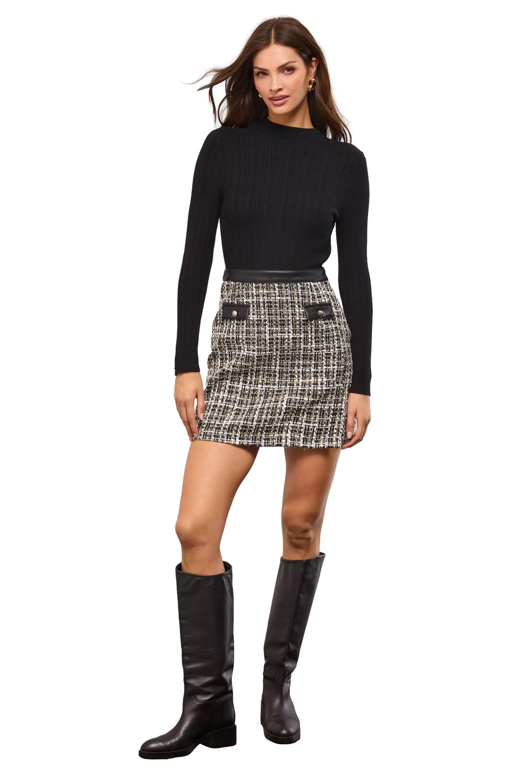 2-in-1-Kleid Lipsy 2-in-1 Mini-Strickkleid, Petite
