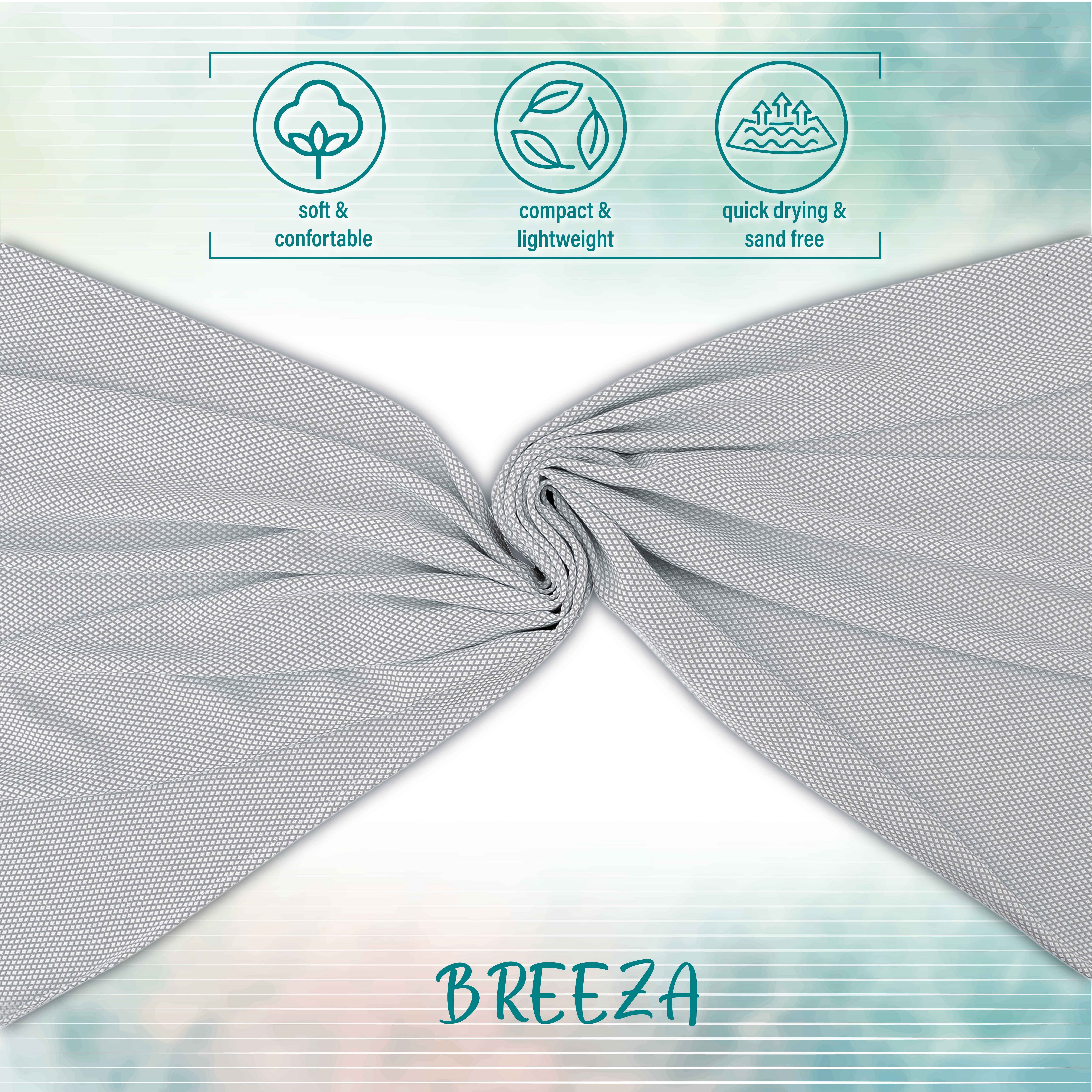 Turquoise Home Strandtuch Breeza XXL Strandtucher günstig online kaufen