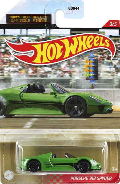 Mattel GmbH Spielzeug-Auto Mattel GRP30 - Hot Wheels 1/4 Mile Kings Porsche